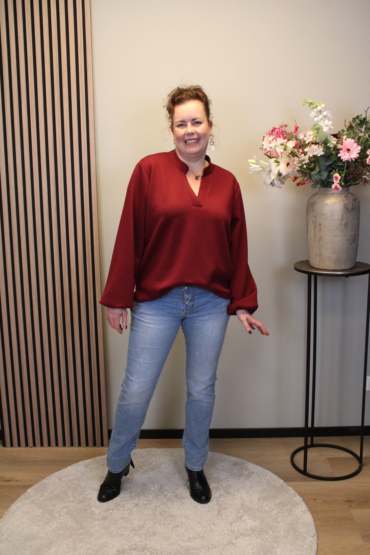 Mae | trui bordeaux 40 t/m 44