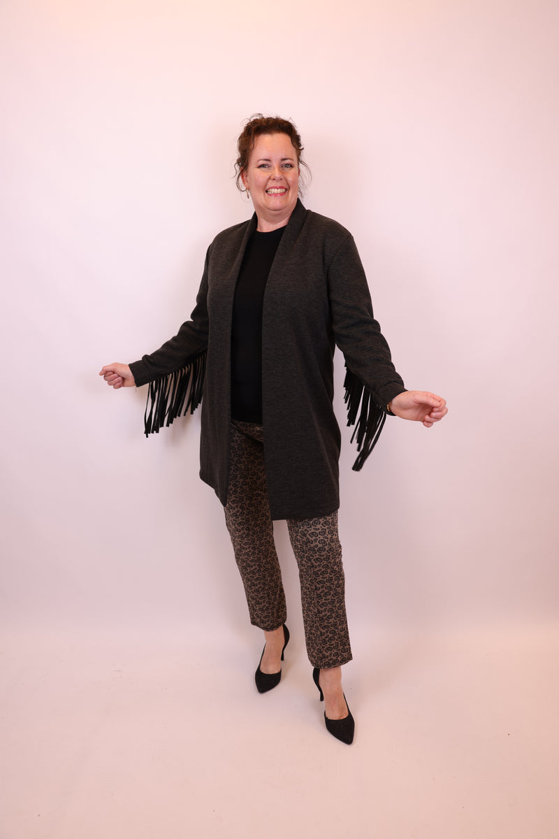 Evi | Vest grijs