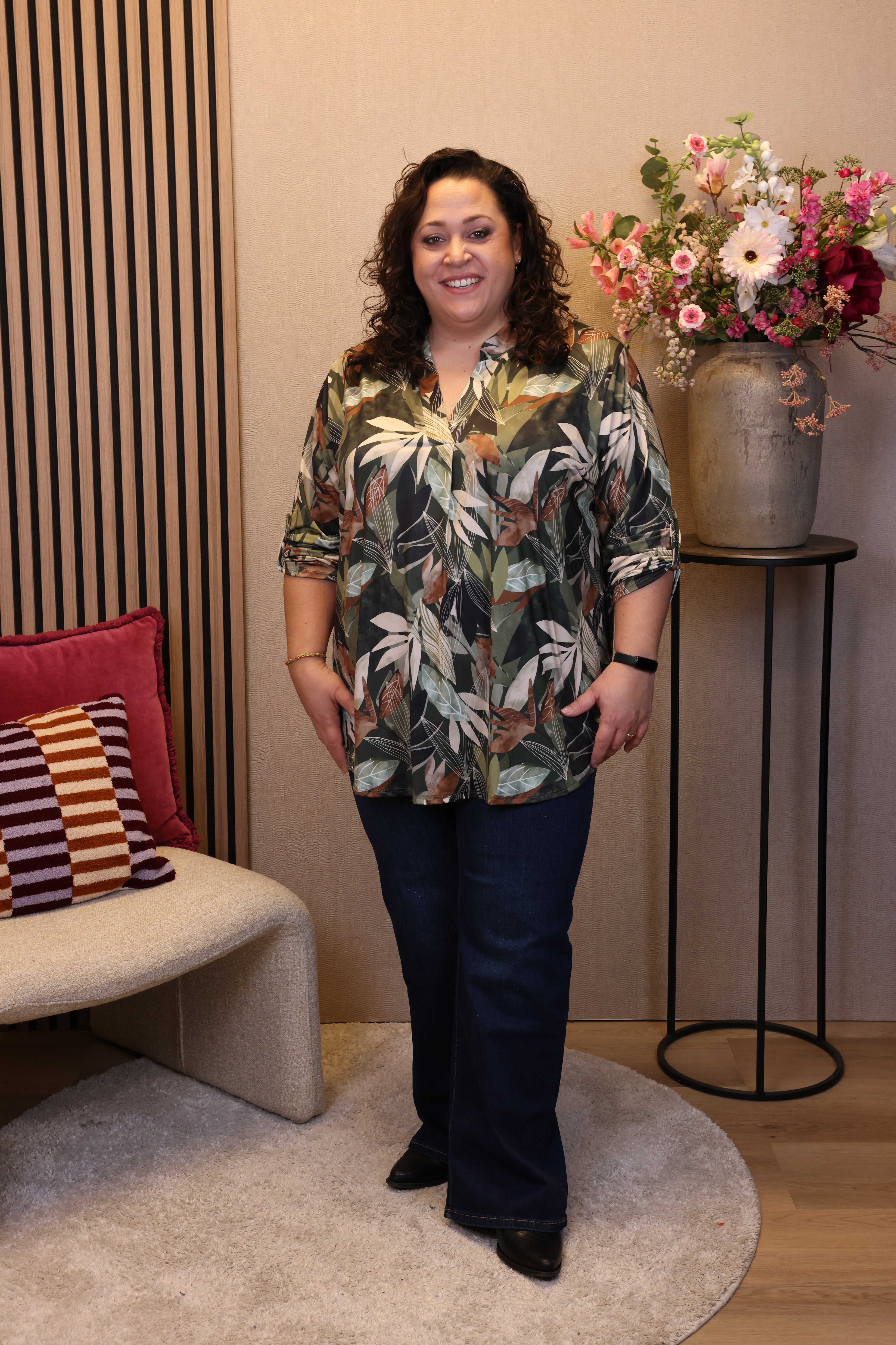 Samira | Blouse groen