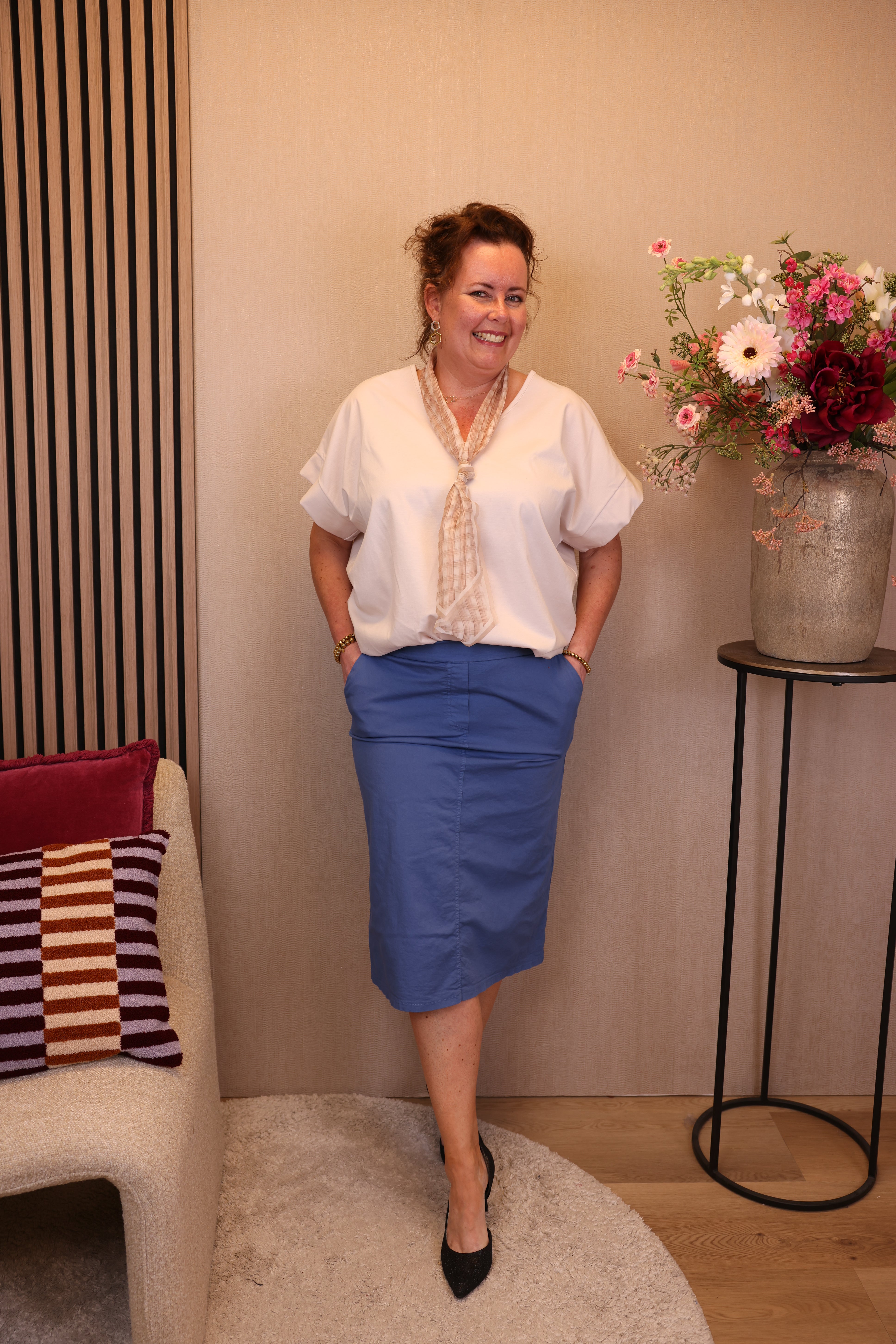 Kim | Rok licht blauw