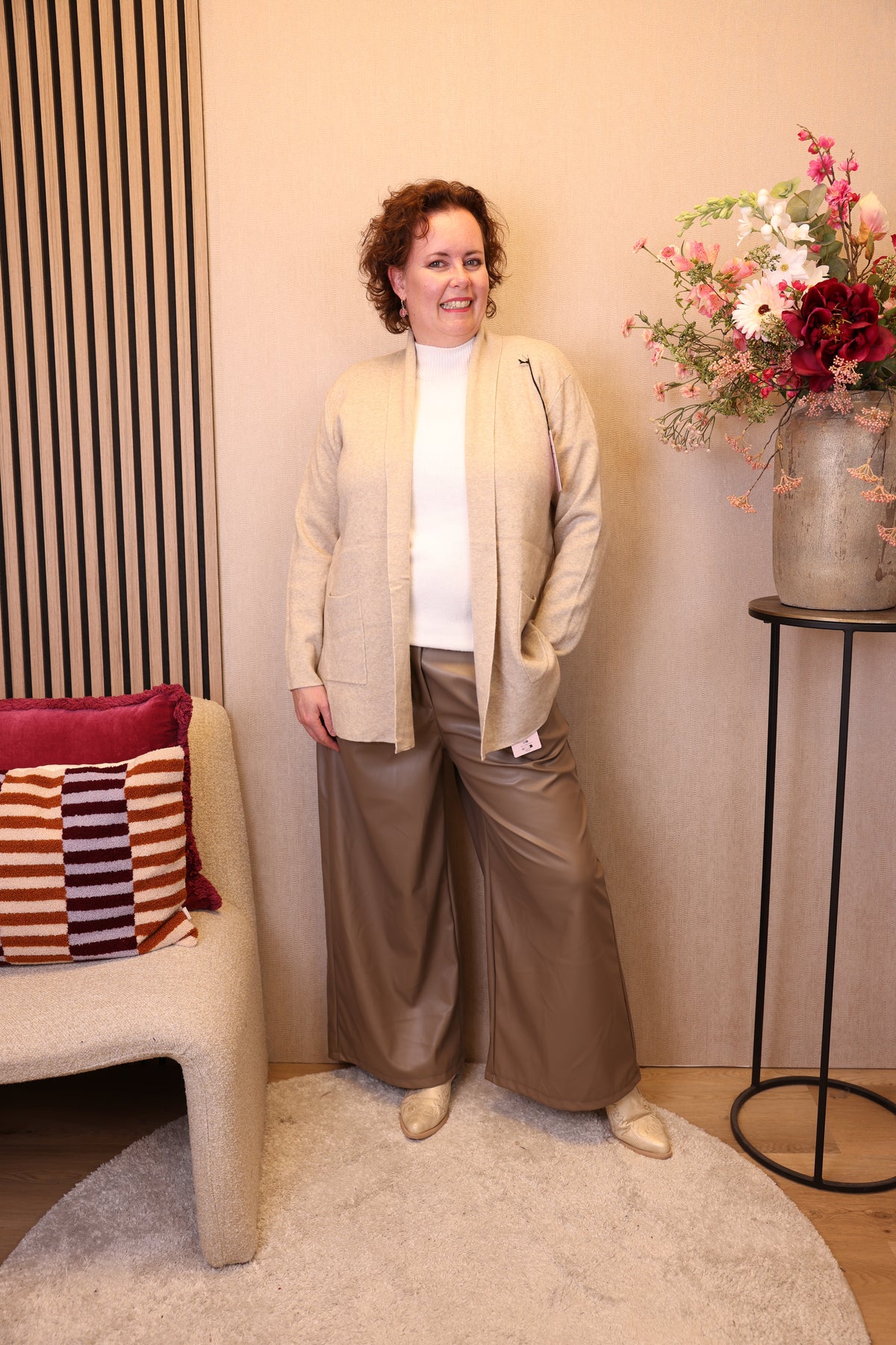 Livia | Vest beige