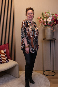 Bianca | Blouse grijs