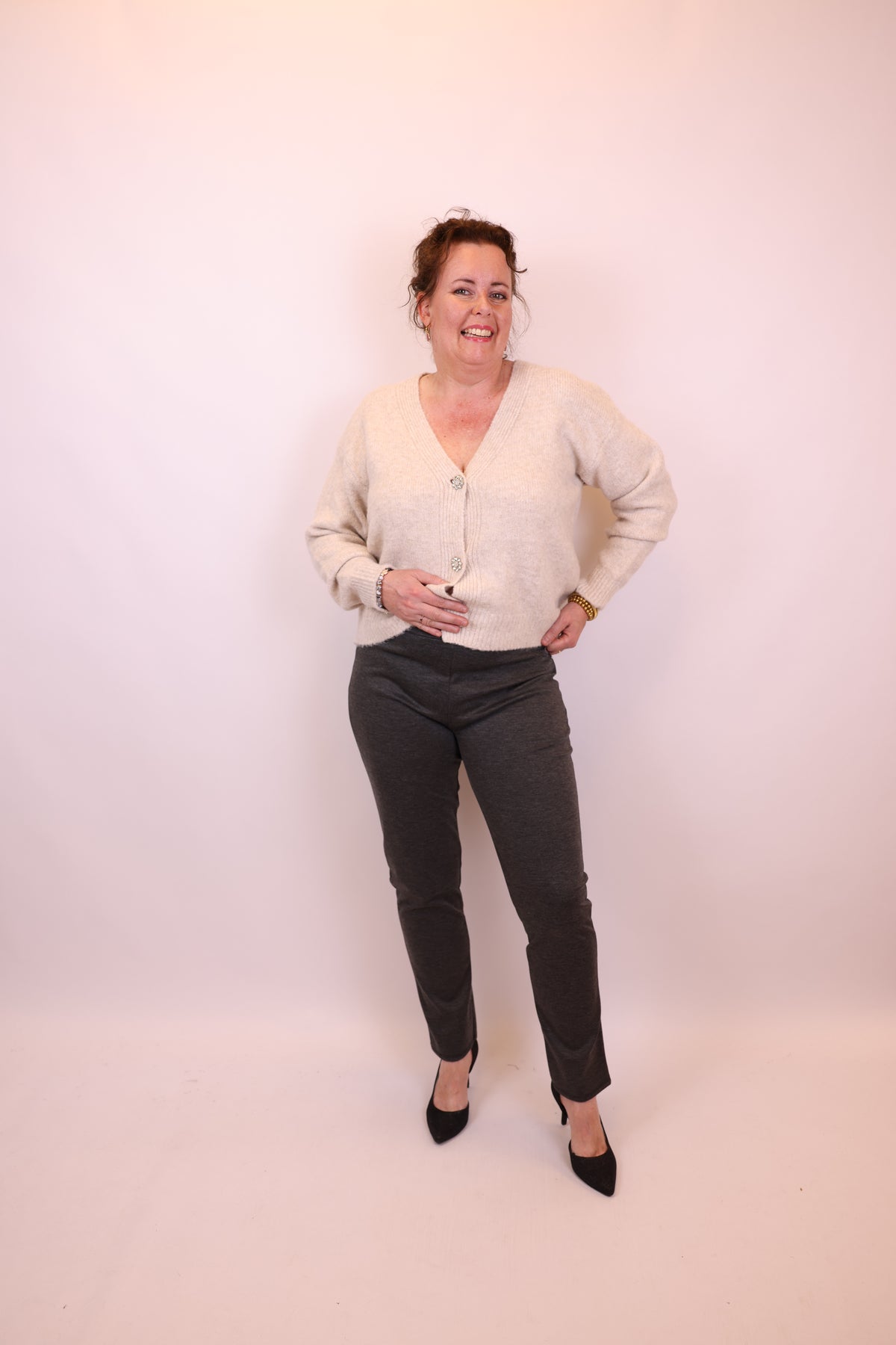 Amy | Broek grijs