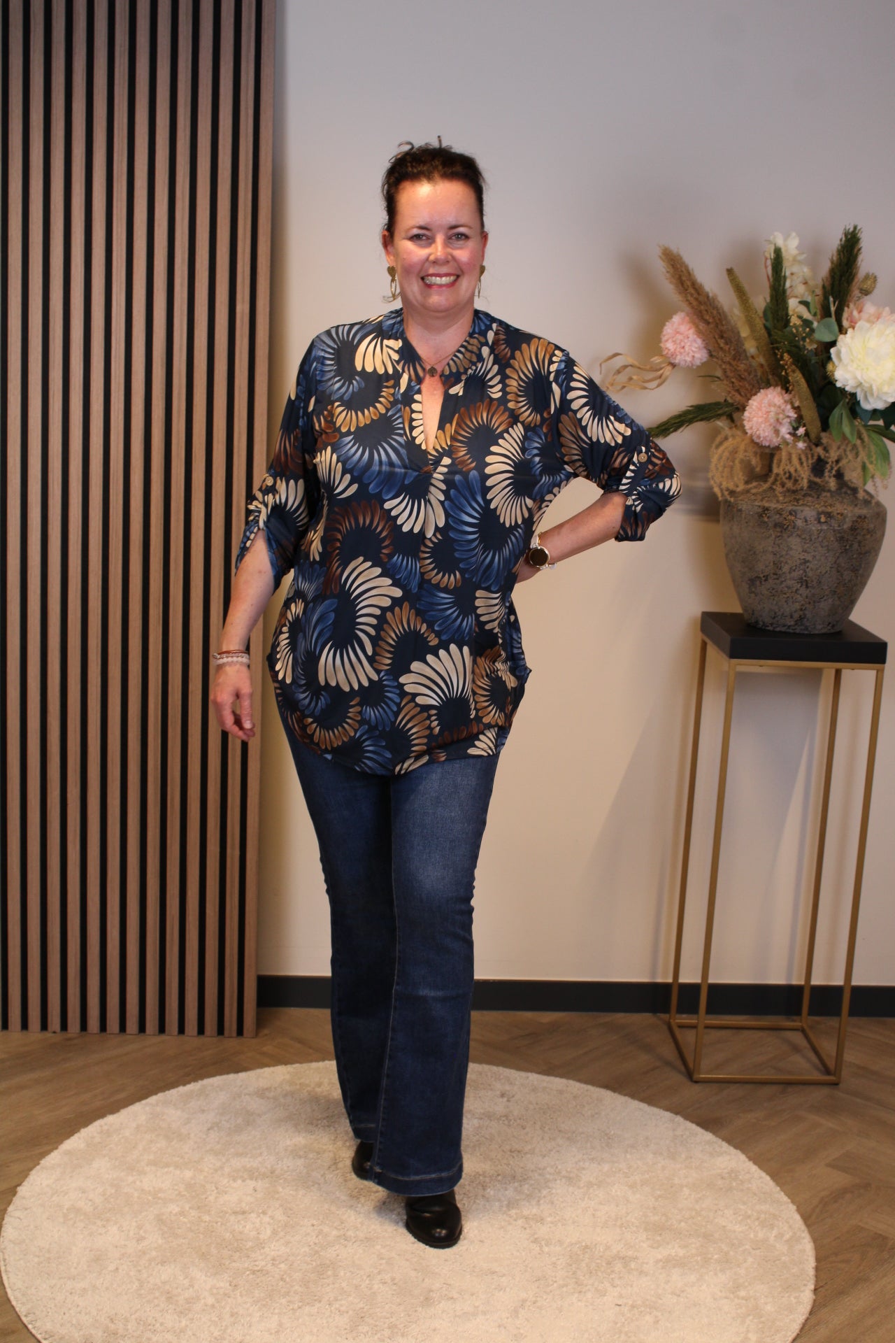 Margriet | Blouse blauw