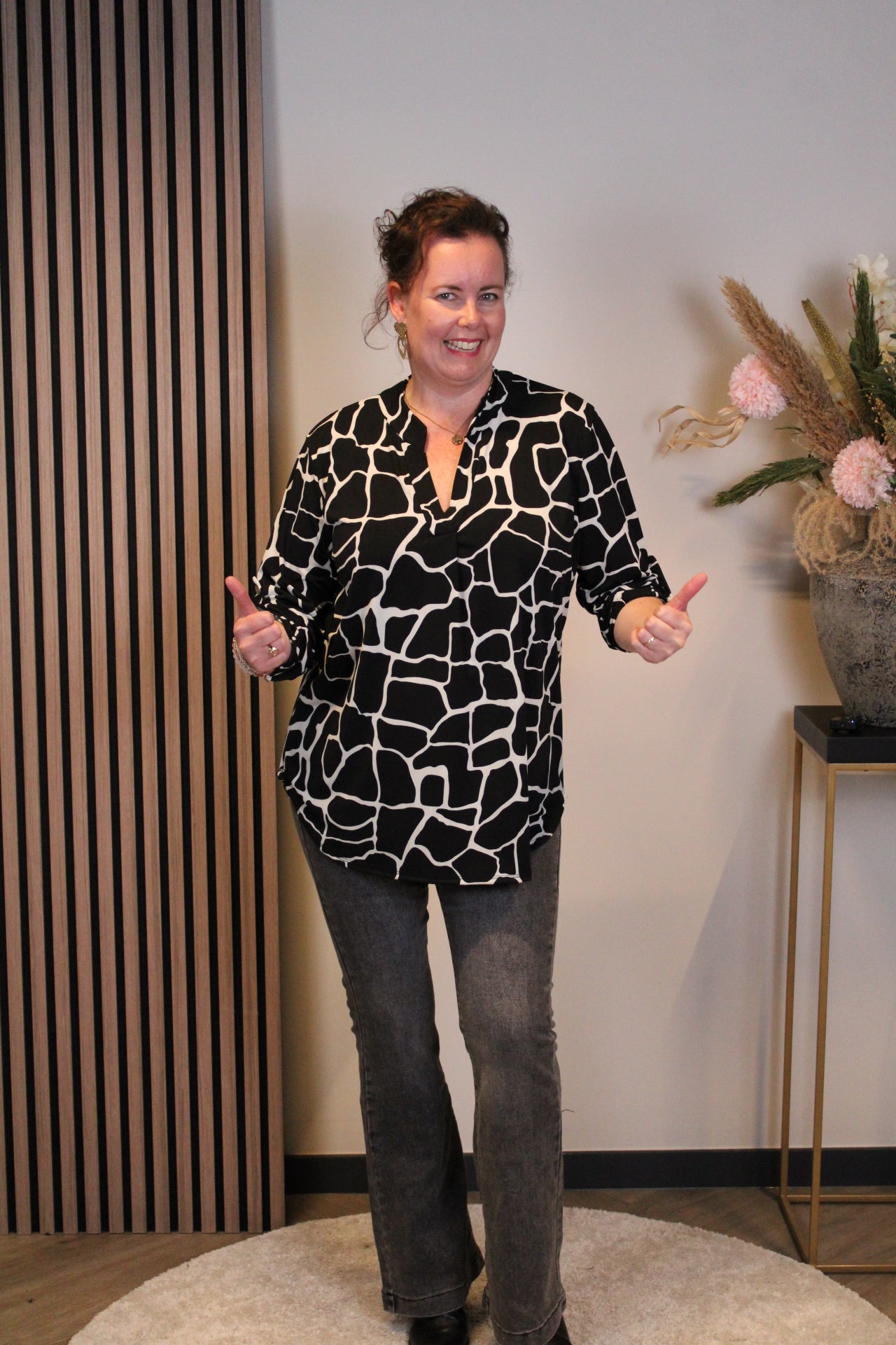 Miriam | Blouse lange mouw 38 t/m 48