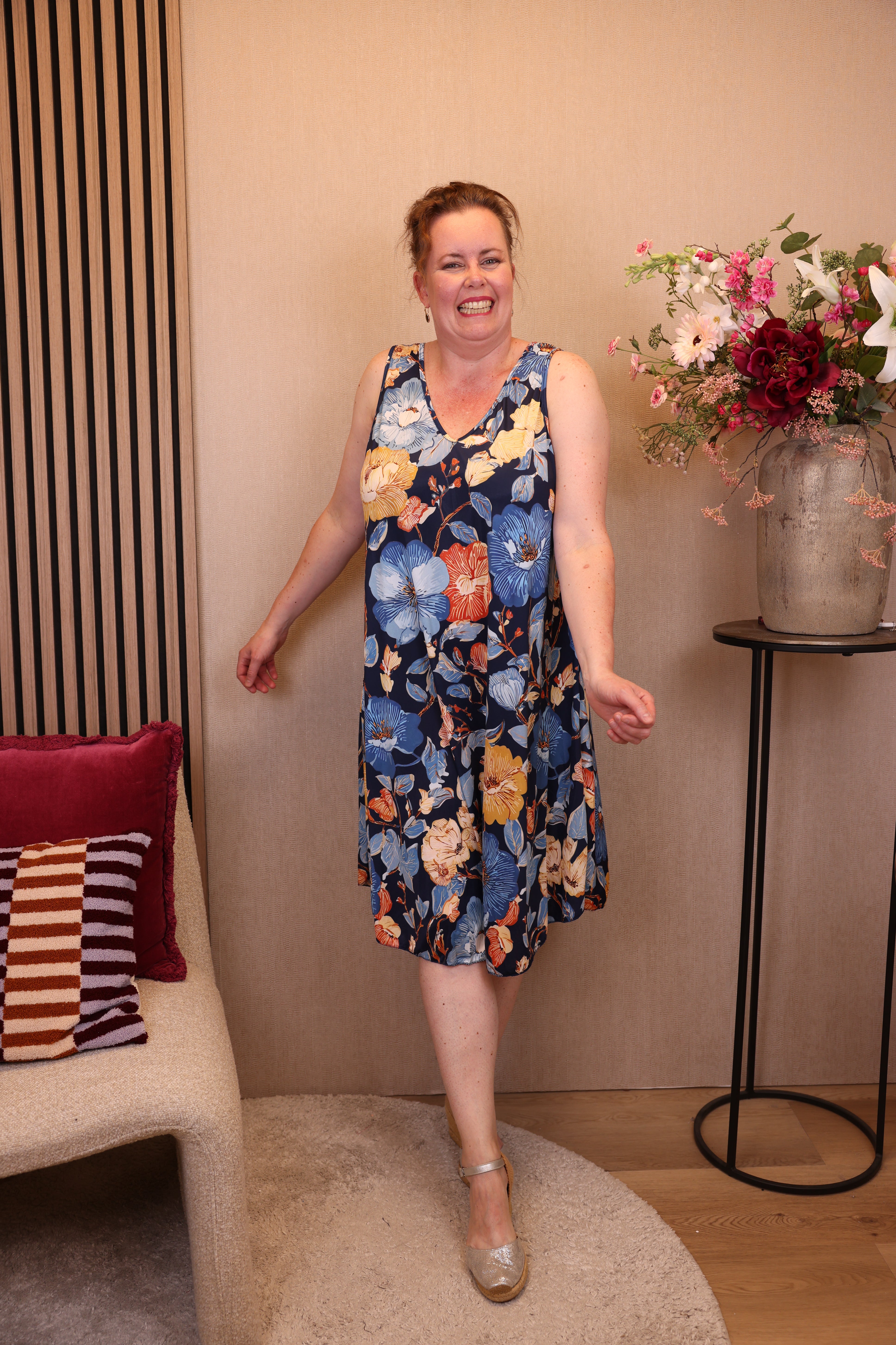 Nikki | Jurk blauw