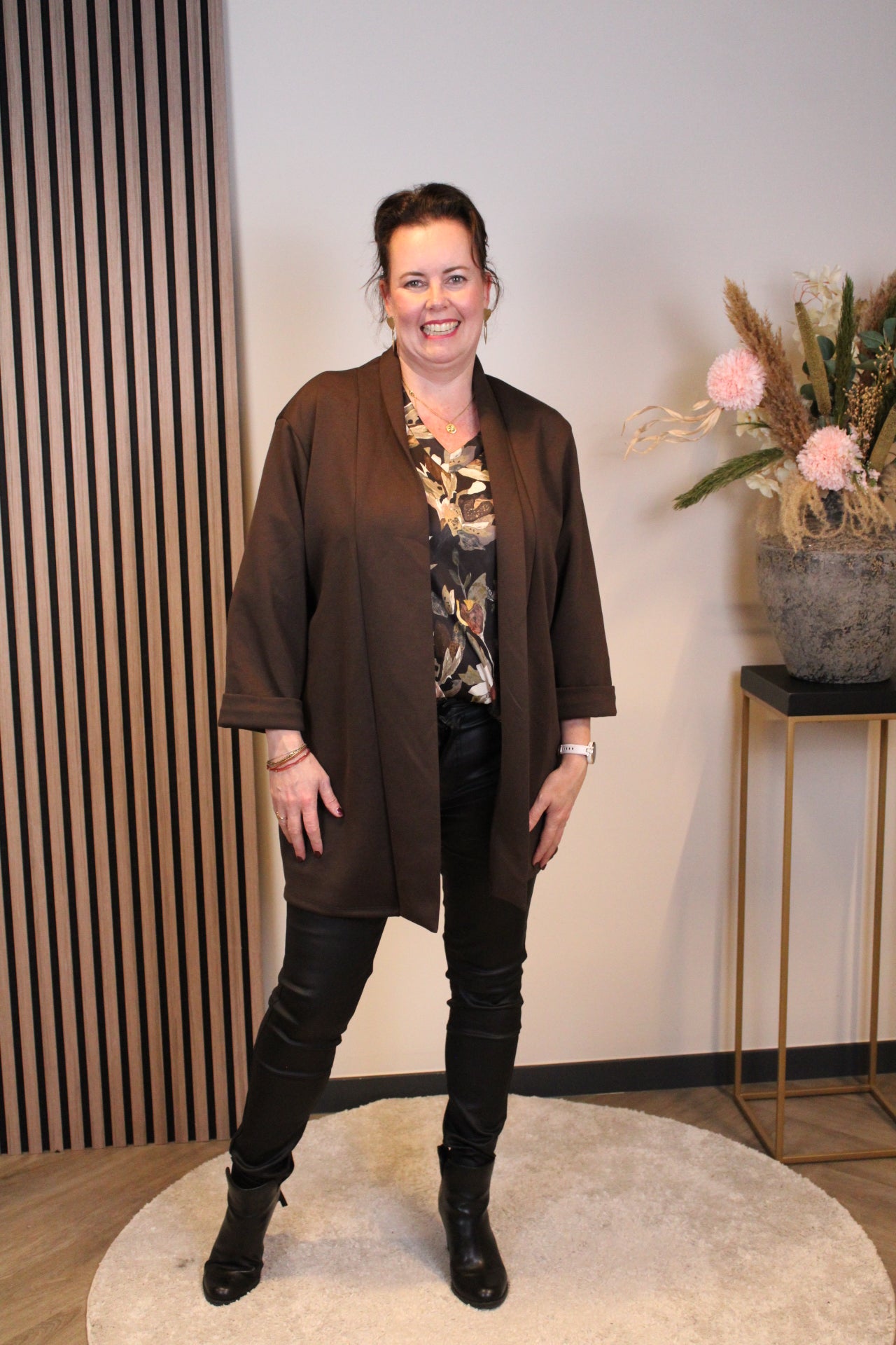 Liv | vest bruin 46 t/m 50