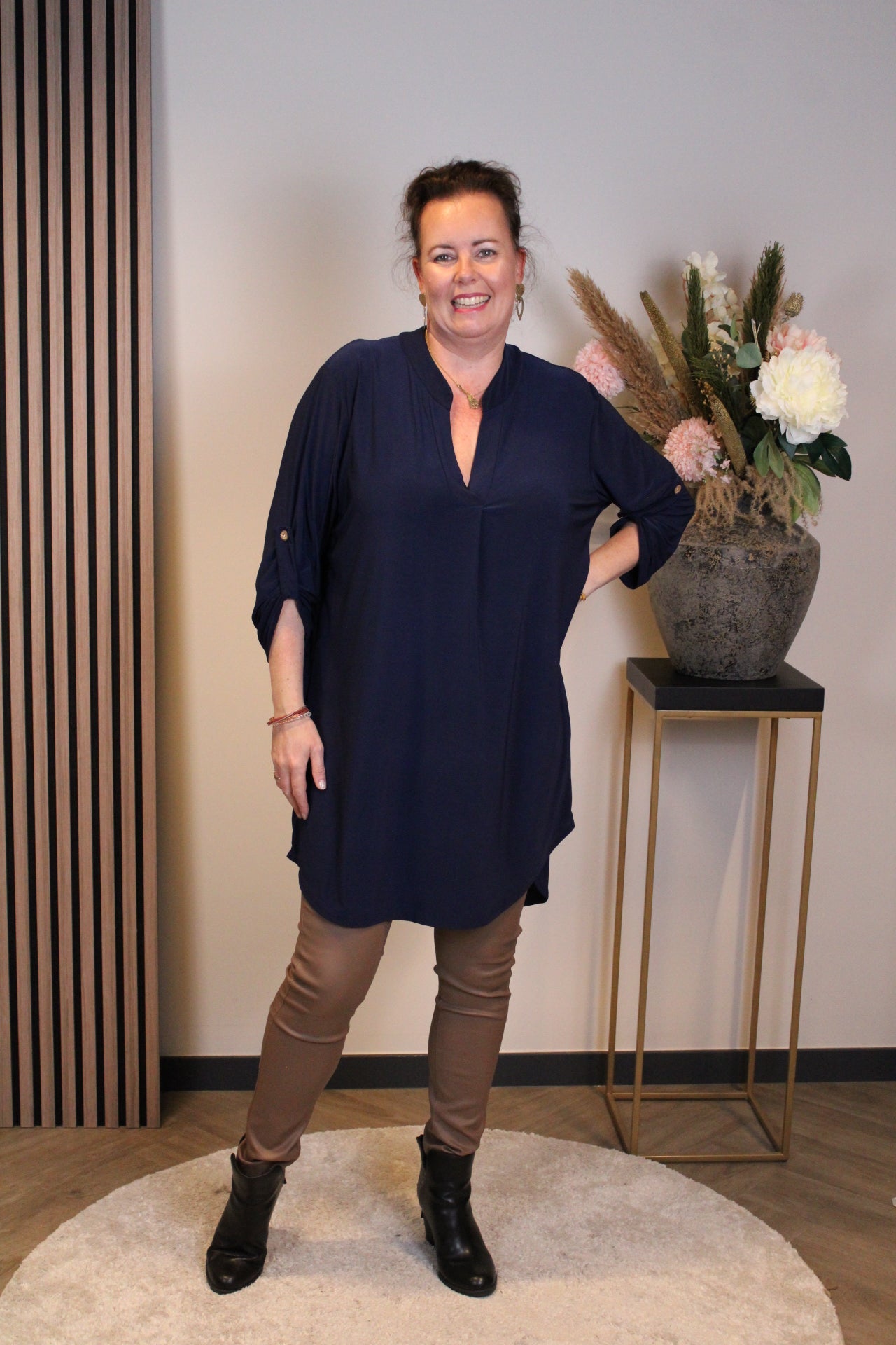 Mila | tuniek navy 52 t/m 58