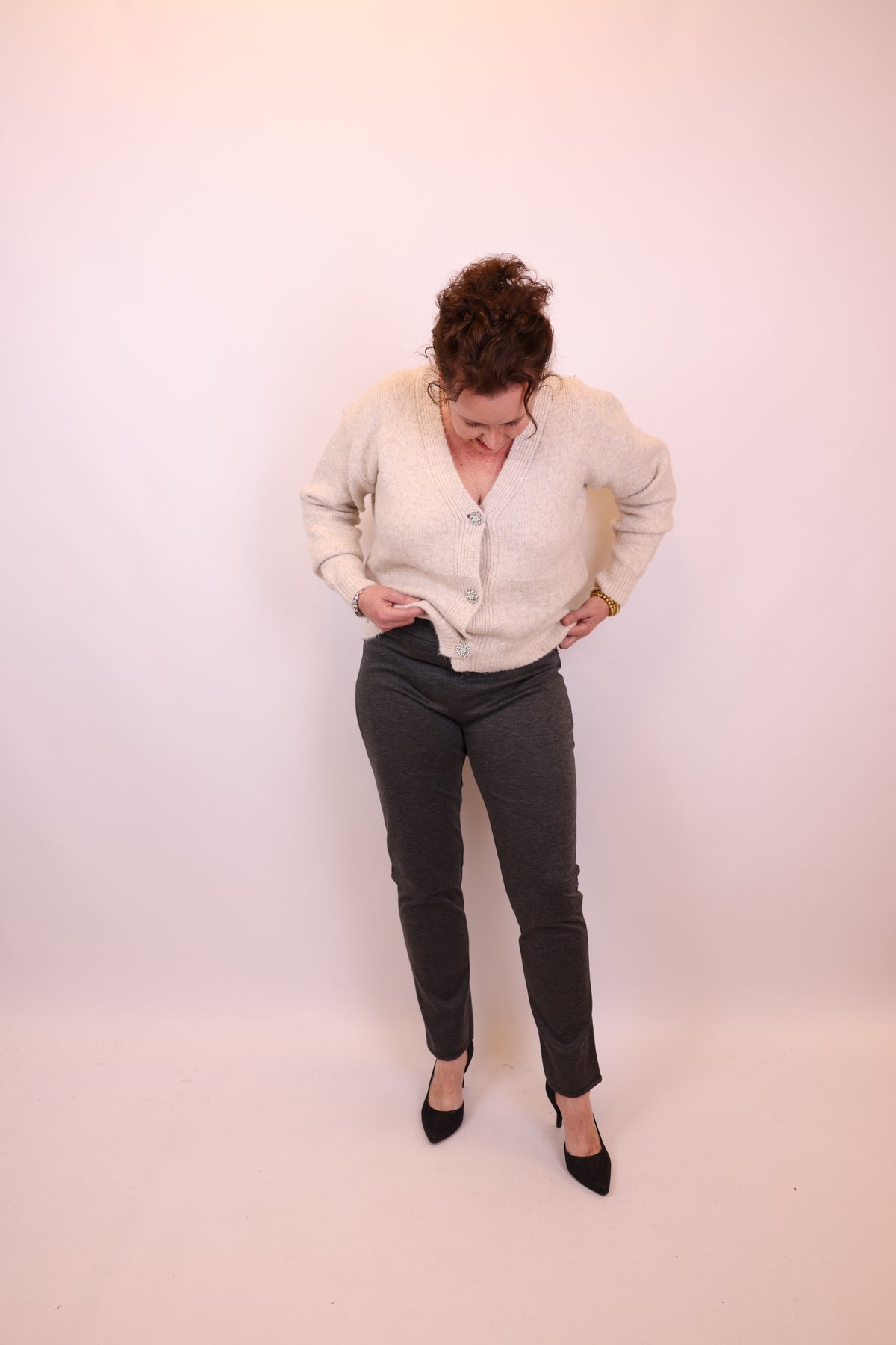 Amy | Broek grijs