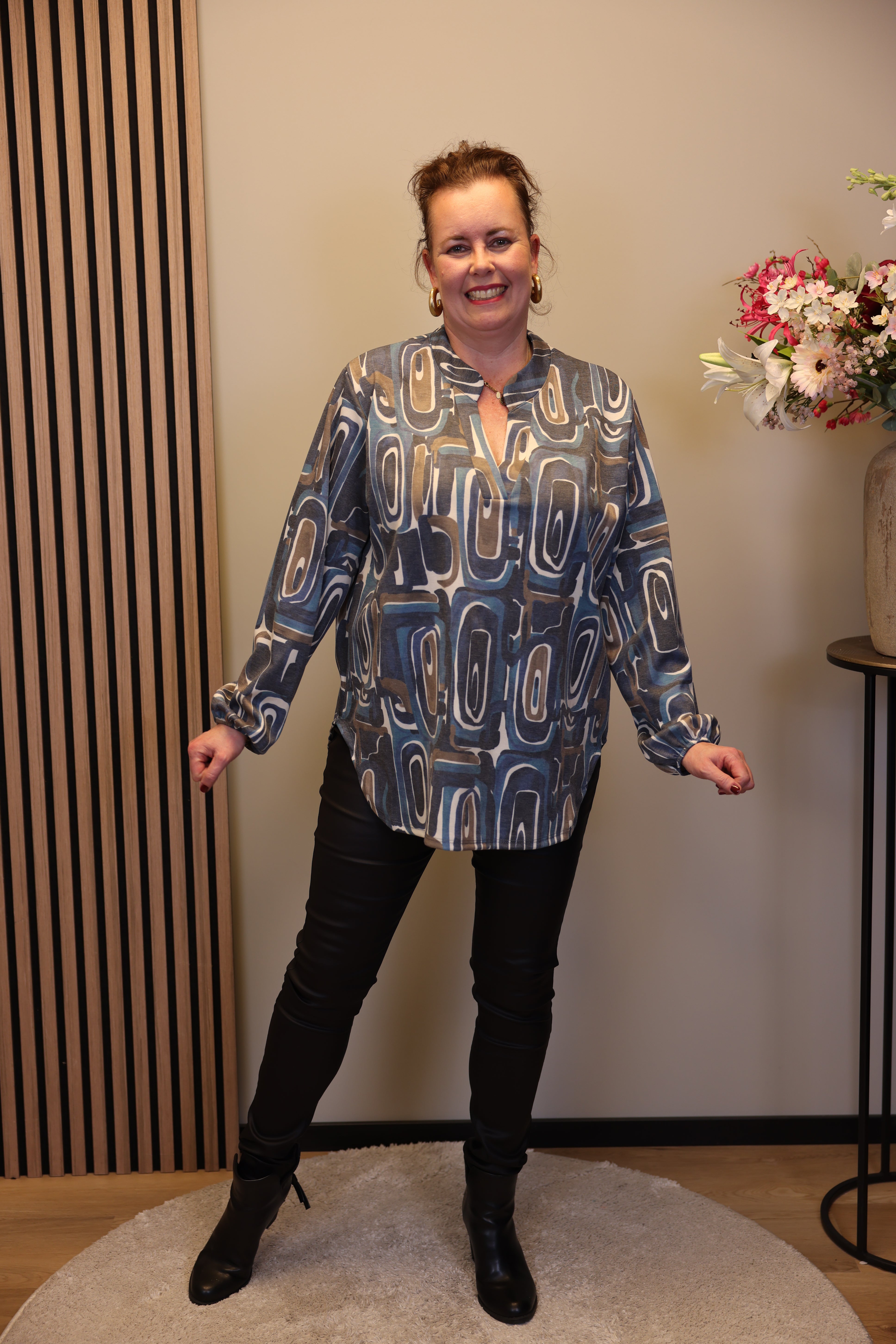 Ineke | trui blauw 40 t/m 44