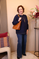 Livia | Trui navy
