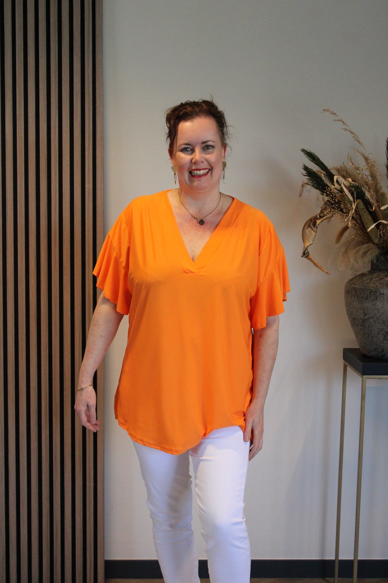 Mayra | Top oranje