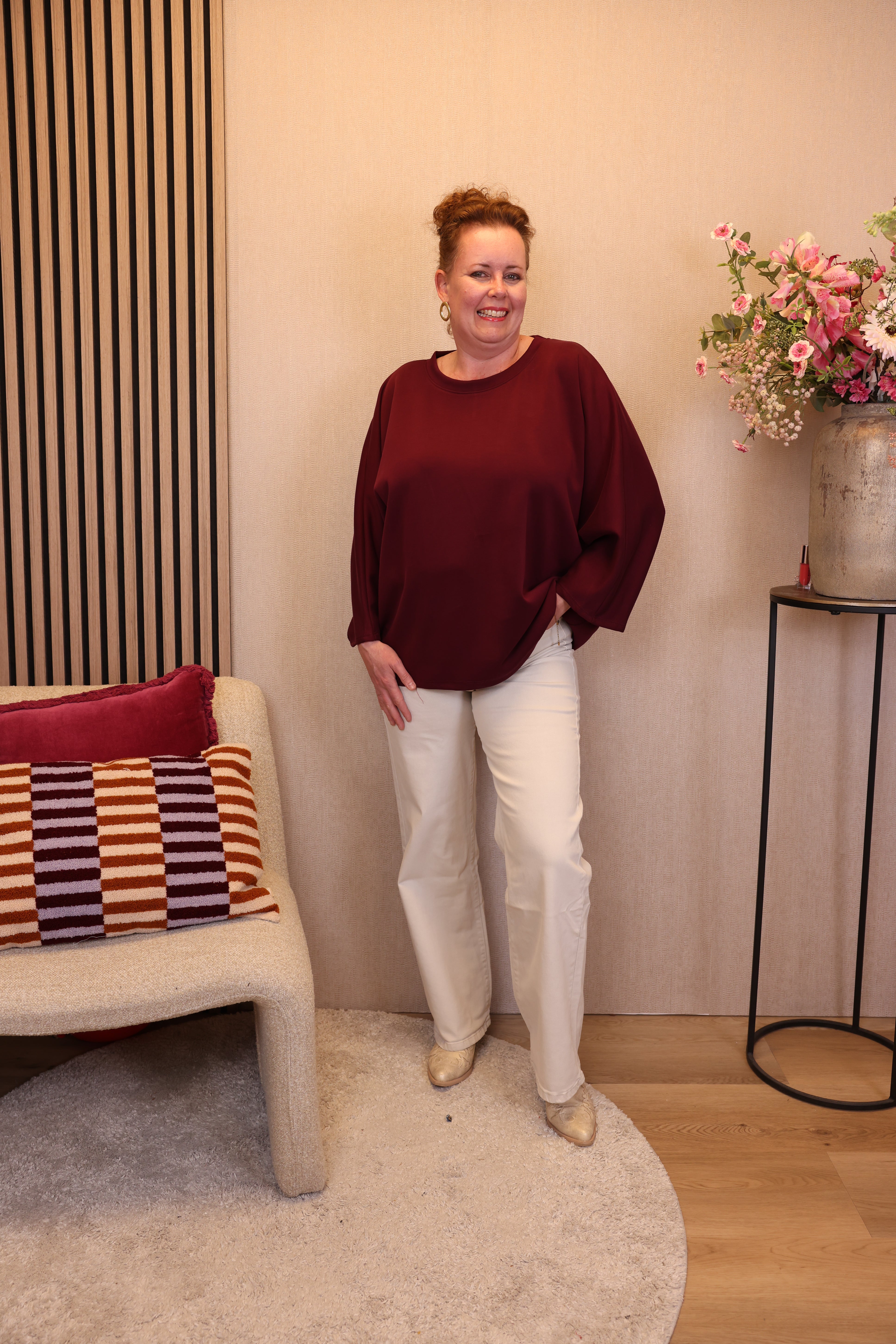 Lola | Trui bordeaux