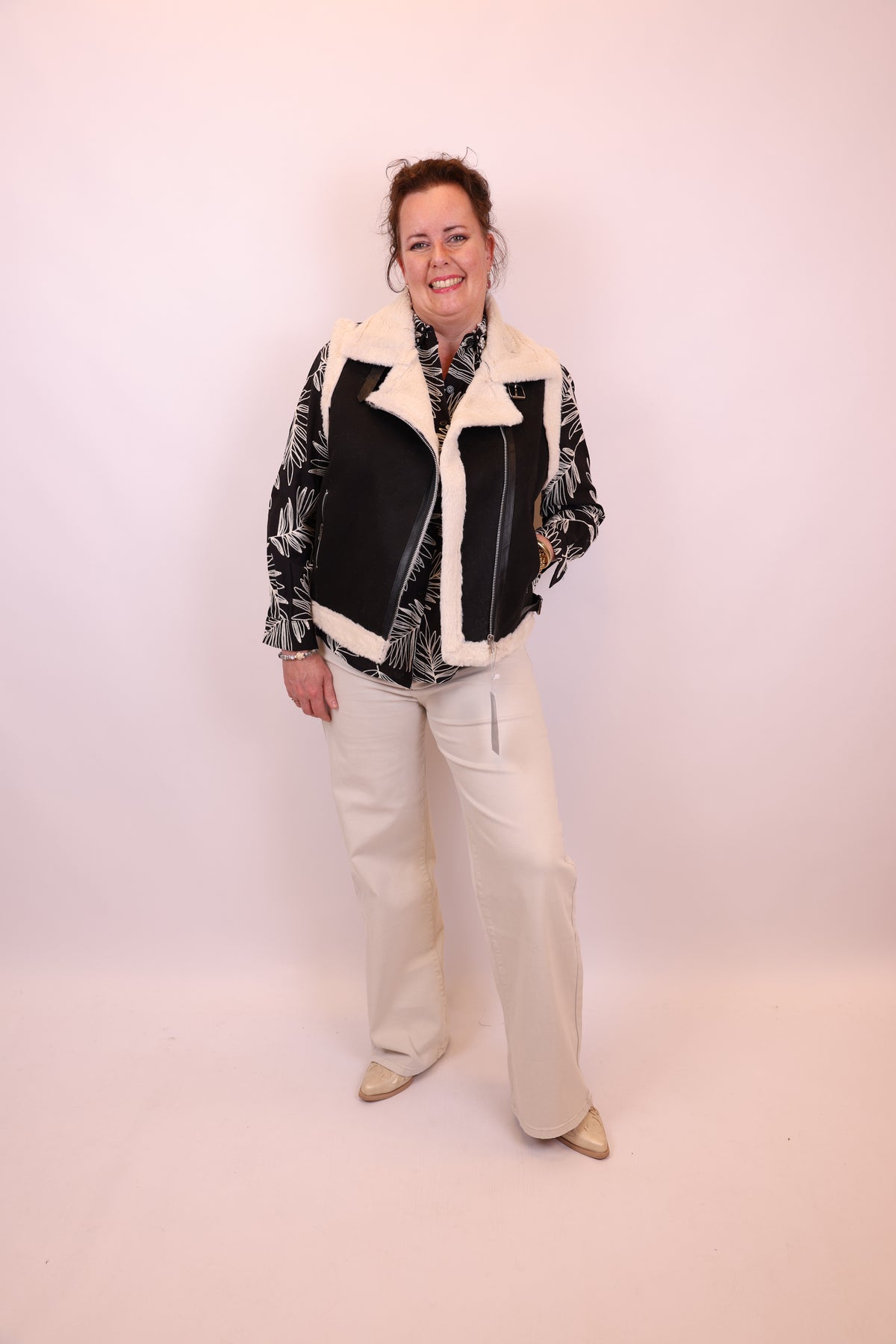Bente | Gilet zwart