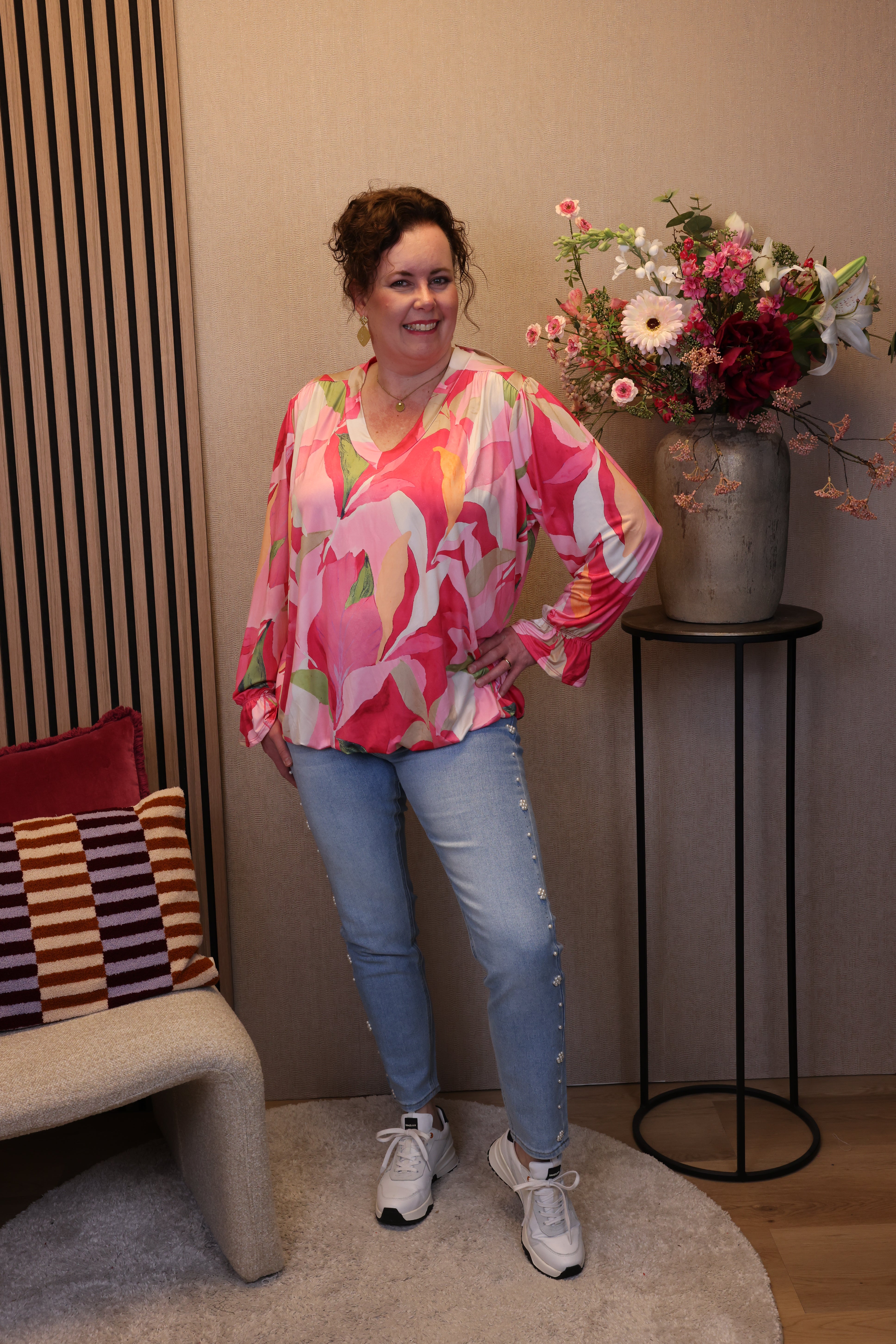 Kim | Ballon top roze