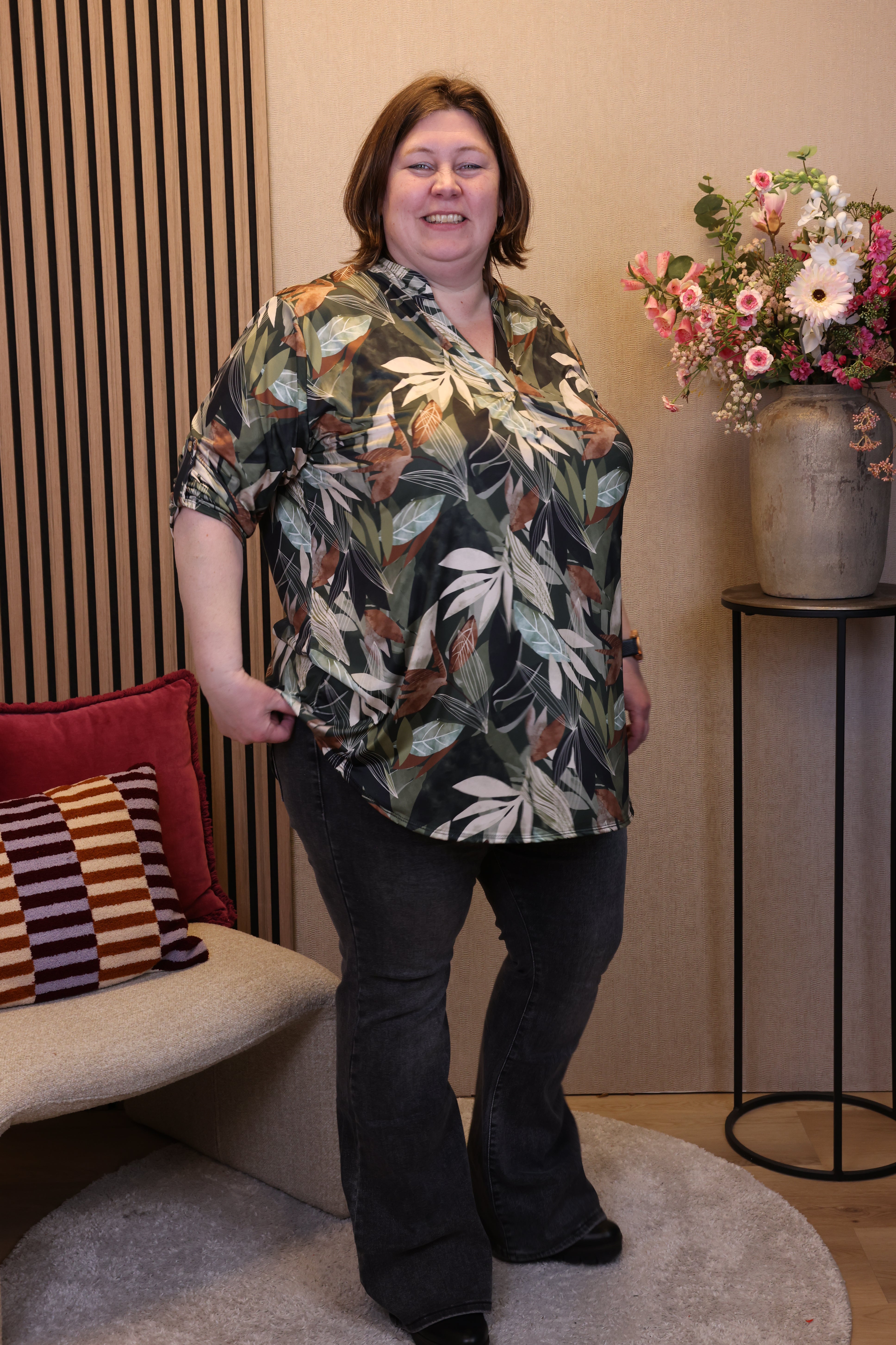 Samira | Blouse groen