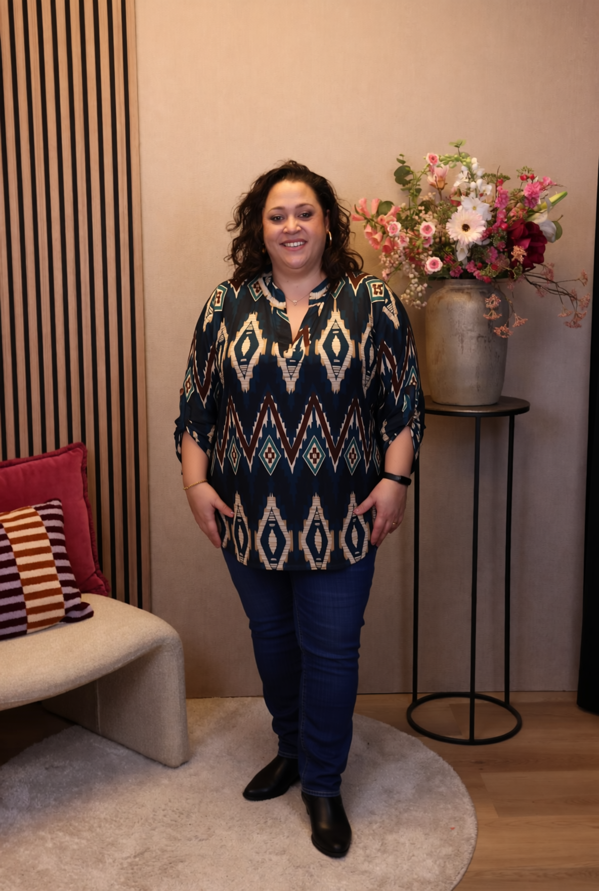 Claire | Blouse aqua