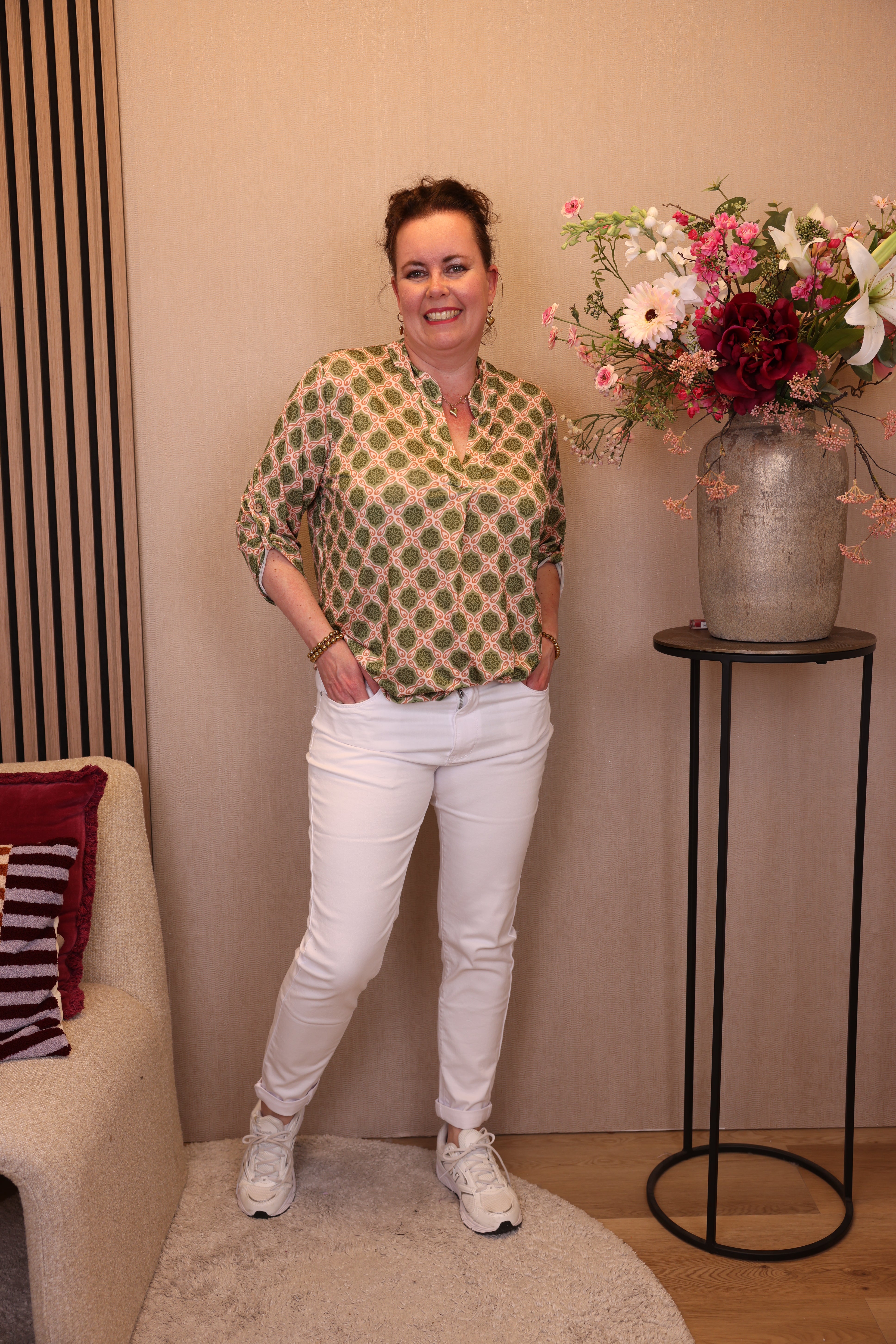 Anne | Blouse groen