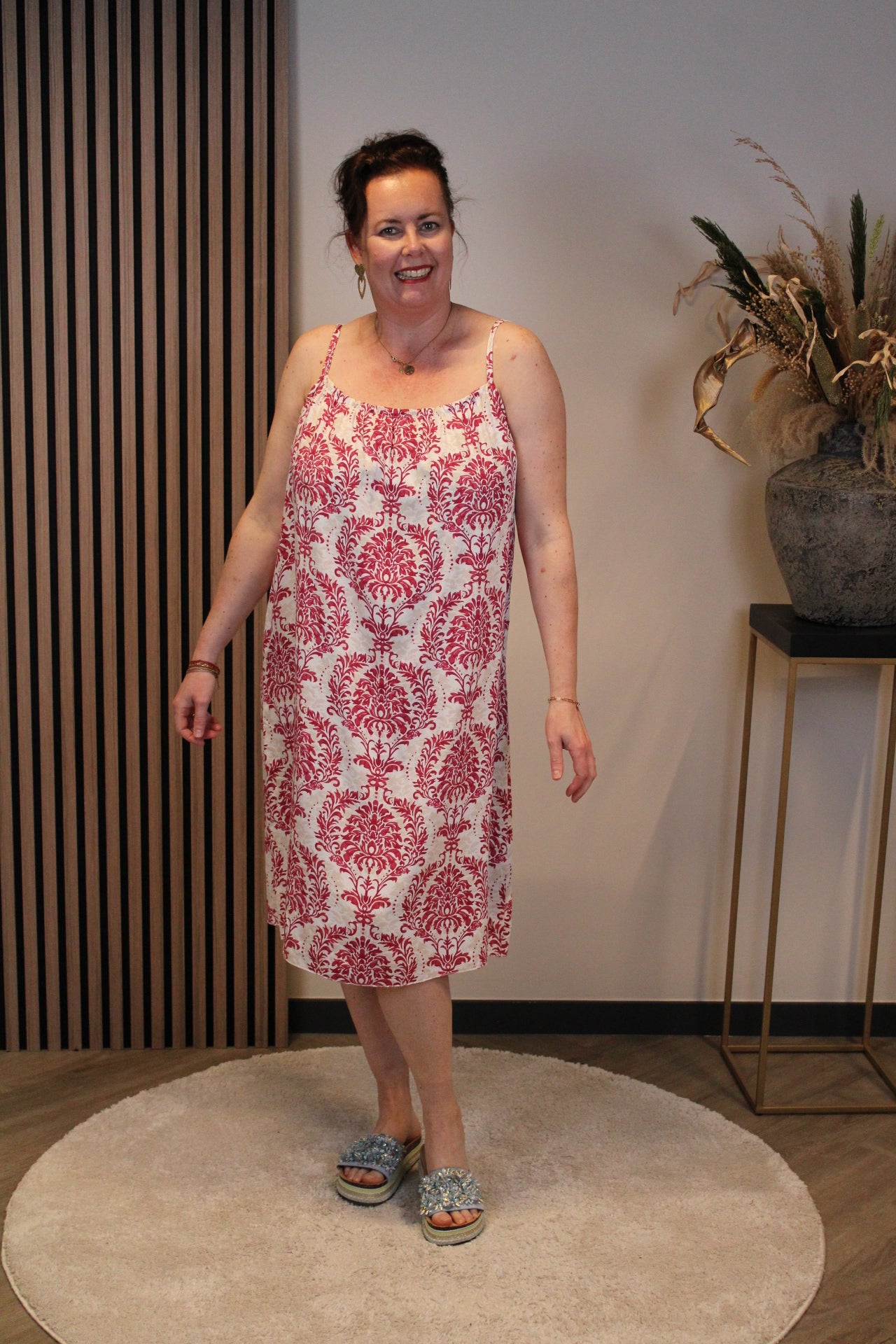 Olivia | Jurk roze 38 t/m 46