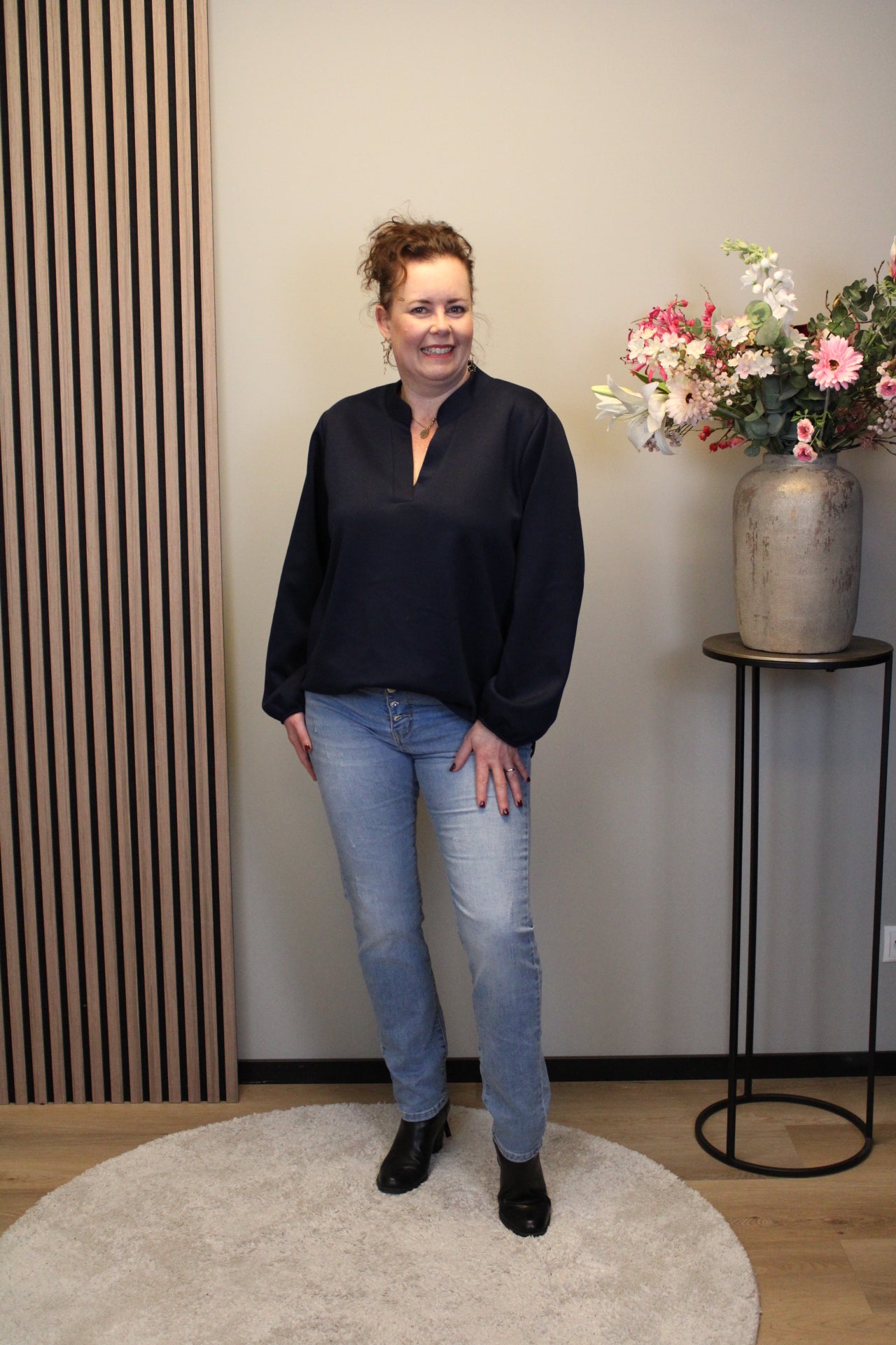 Mae | trui navy 46 t/m 50