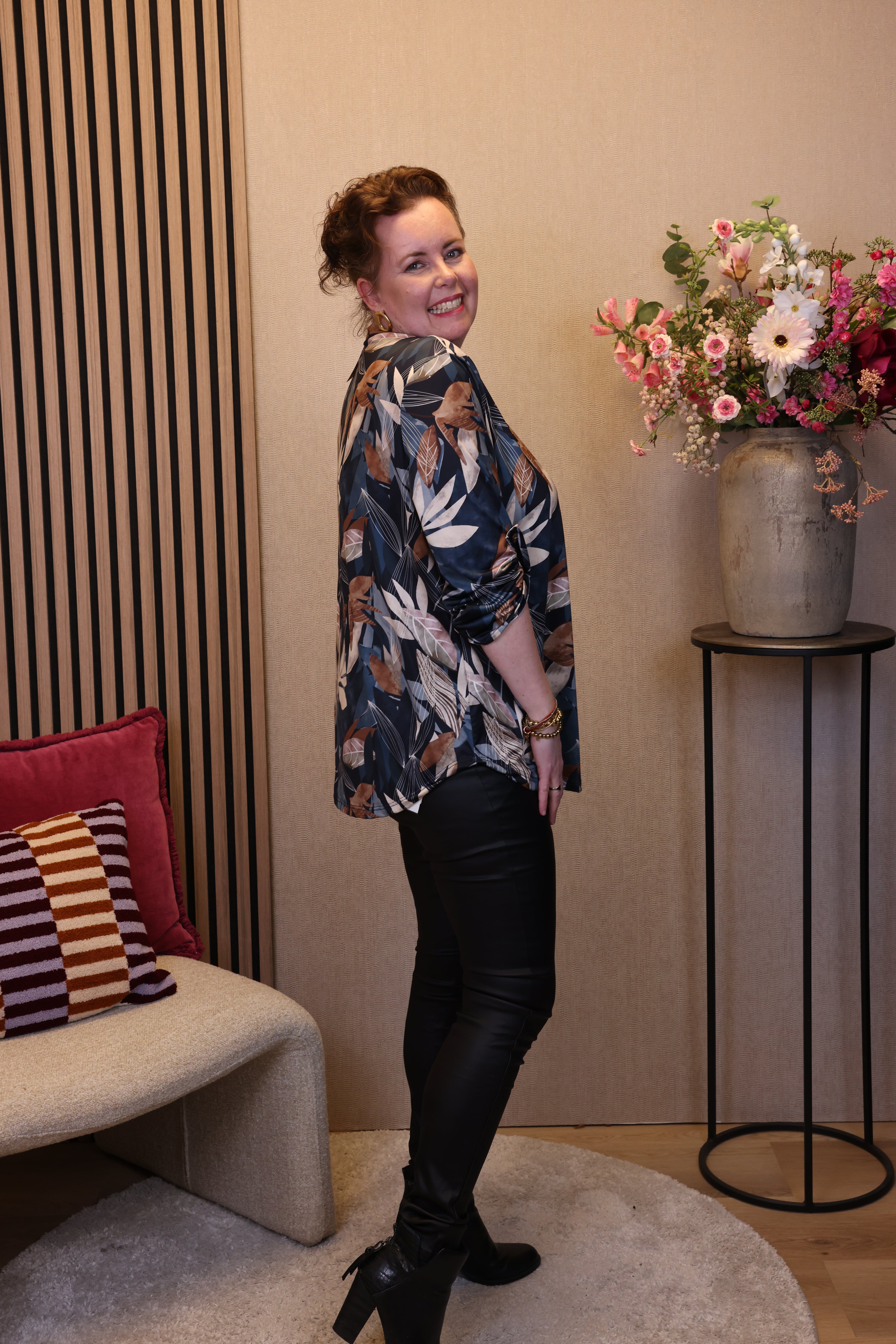 Samira | Blouse blauw