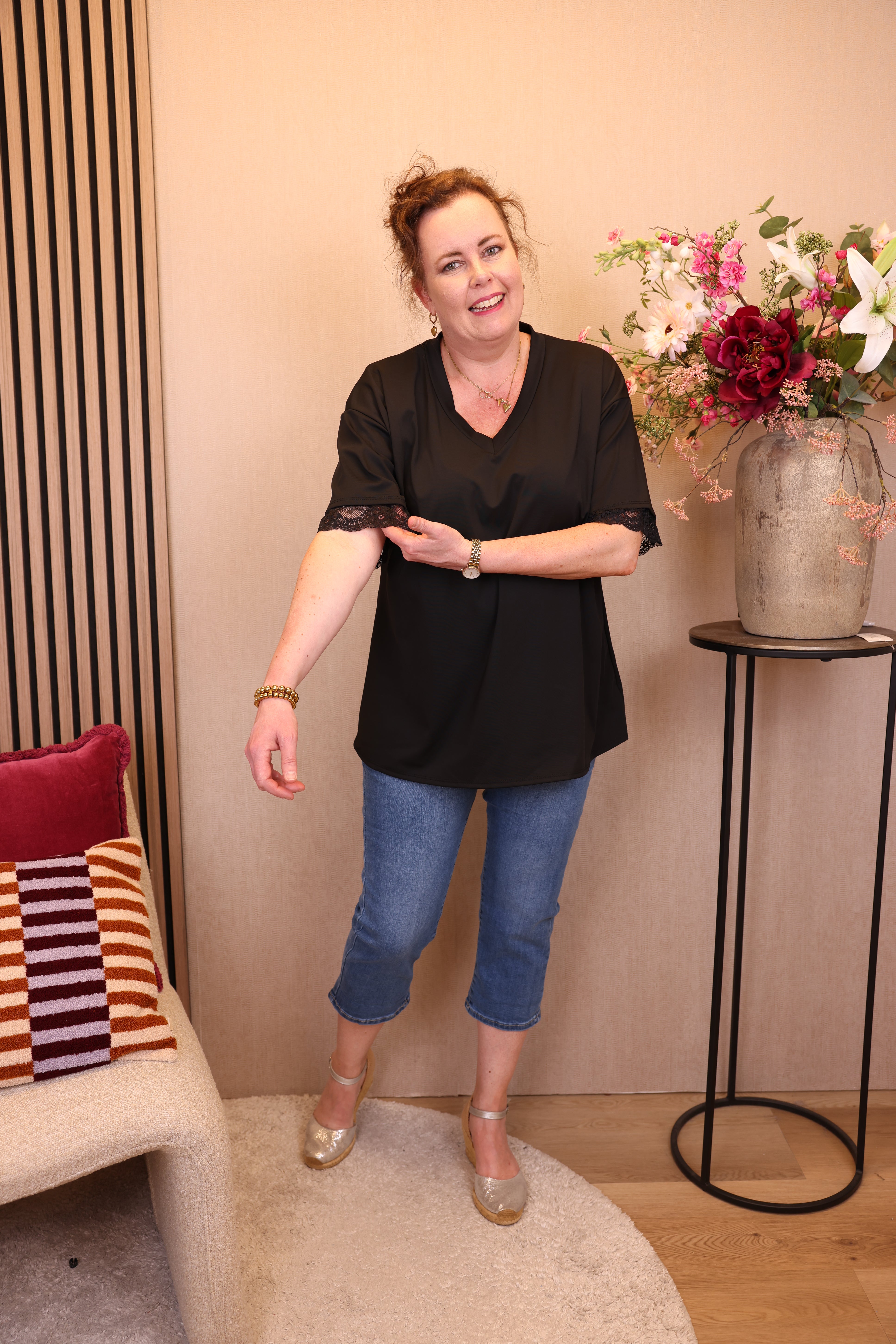 Lola | Top zwart