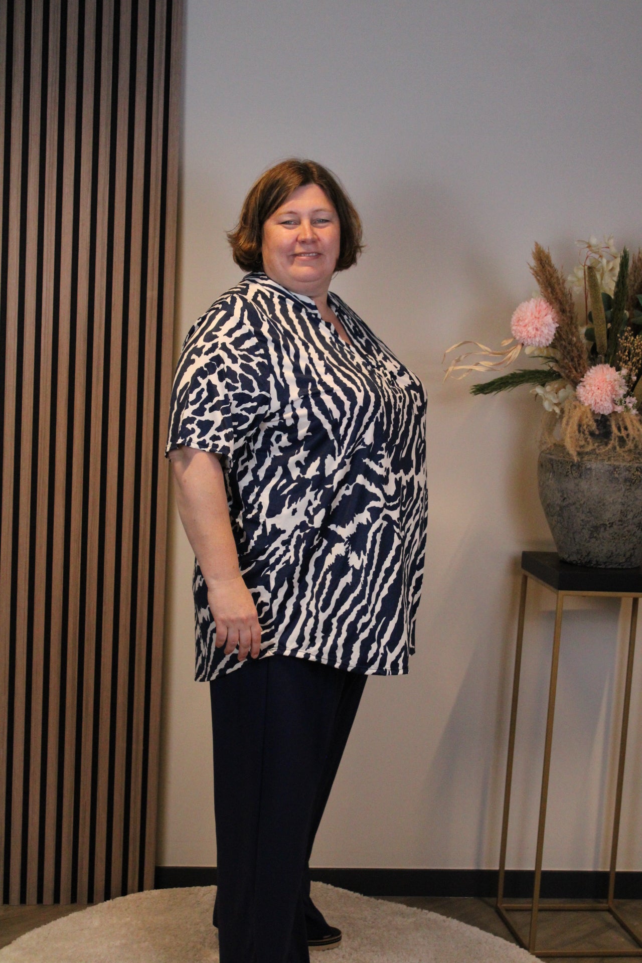 Tamara | Blouse korte mouw 52 t/m 58