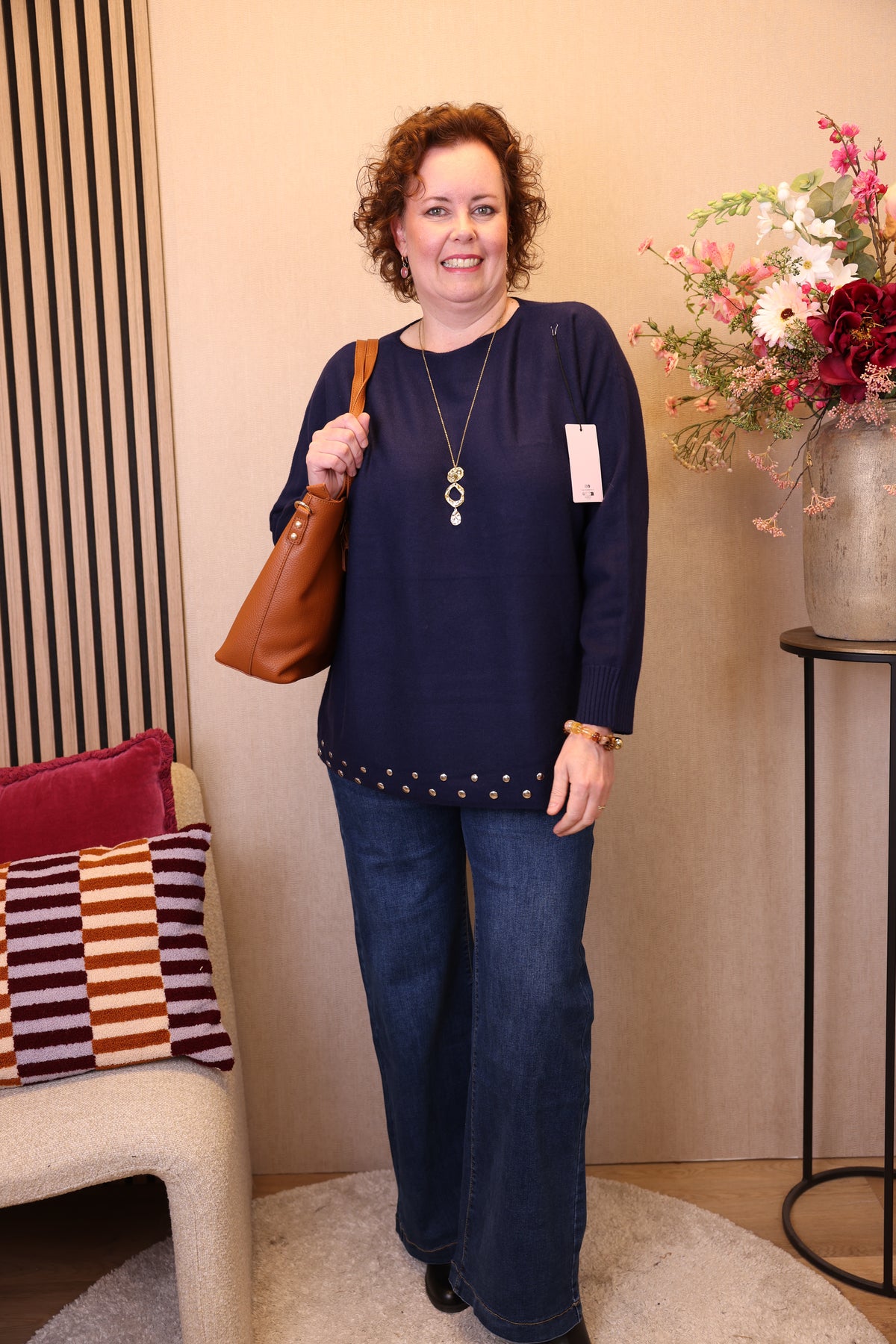 Livia | Trui navy