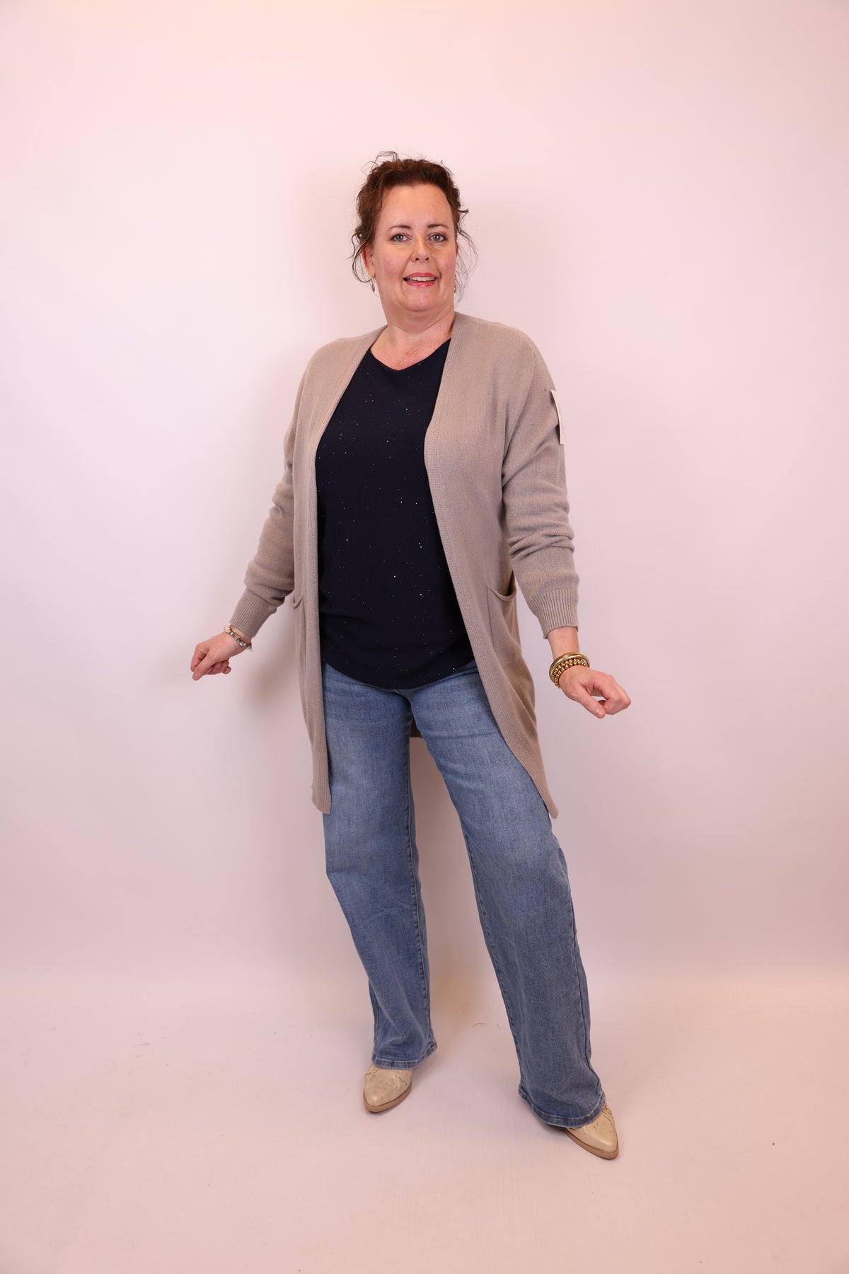 Nora | Vest taupe