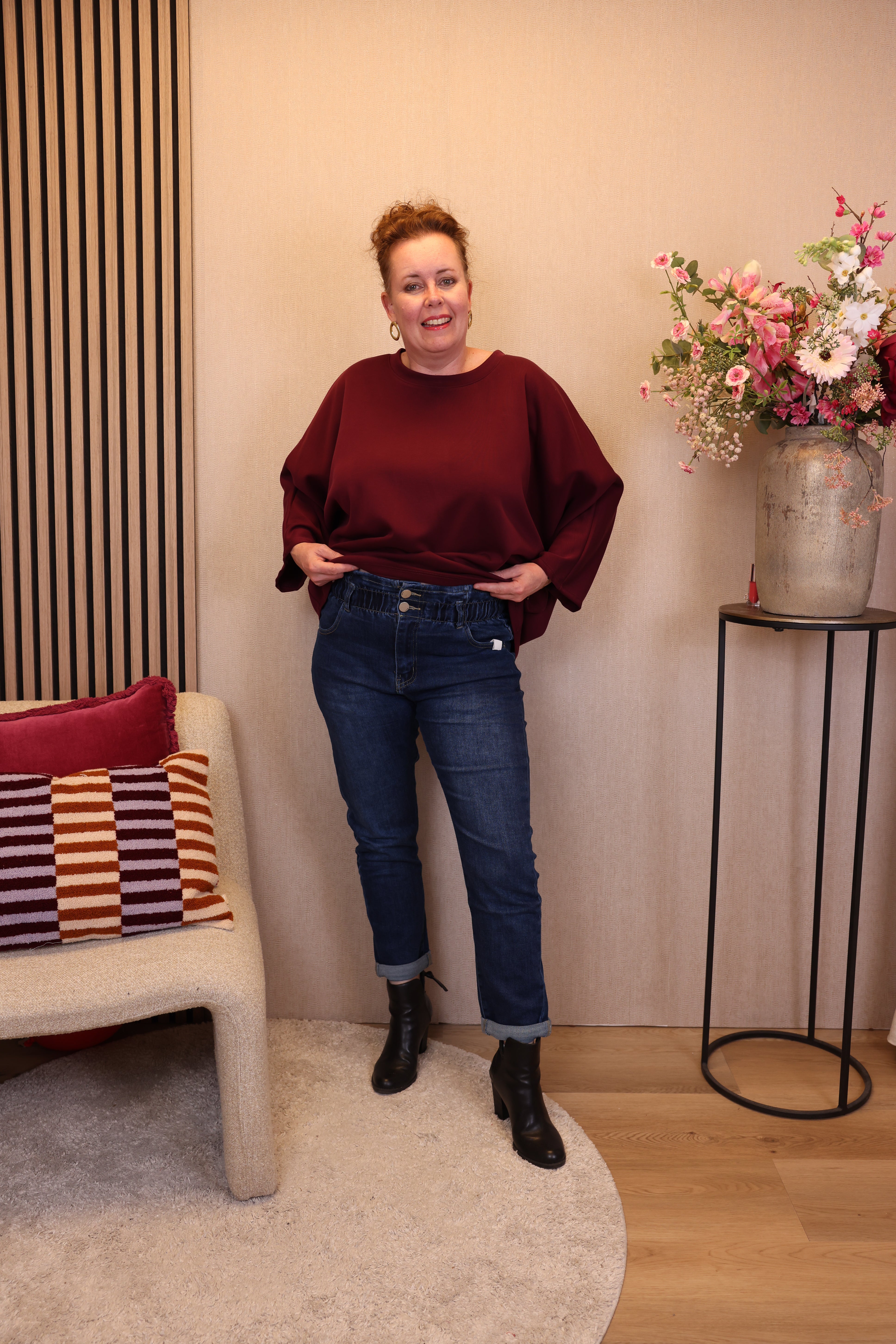 Lola | Trui bordeaux
