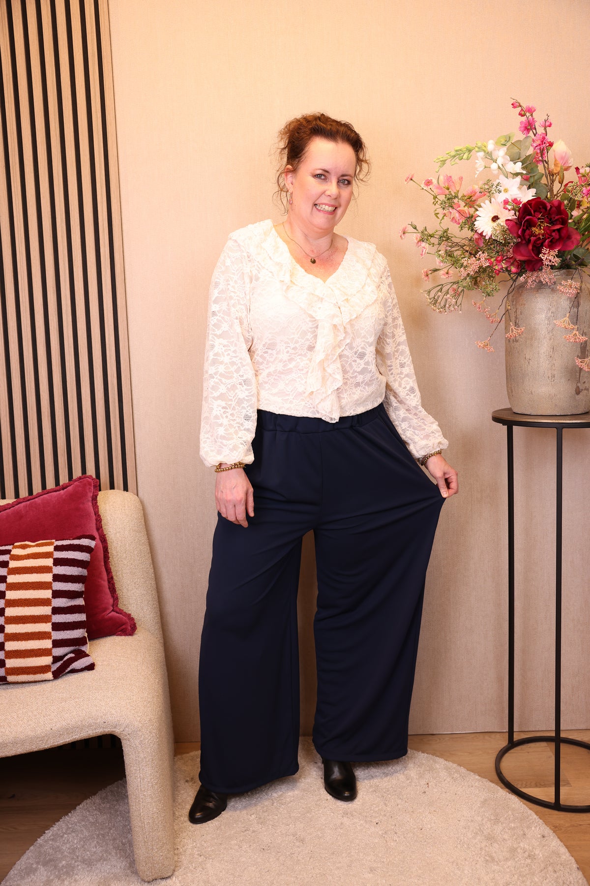 Merel | Broek navy 40 - 48