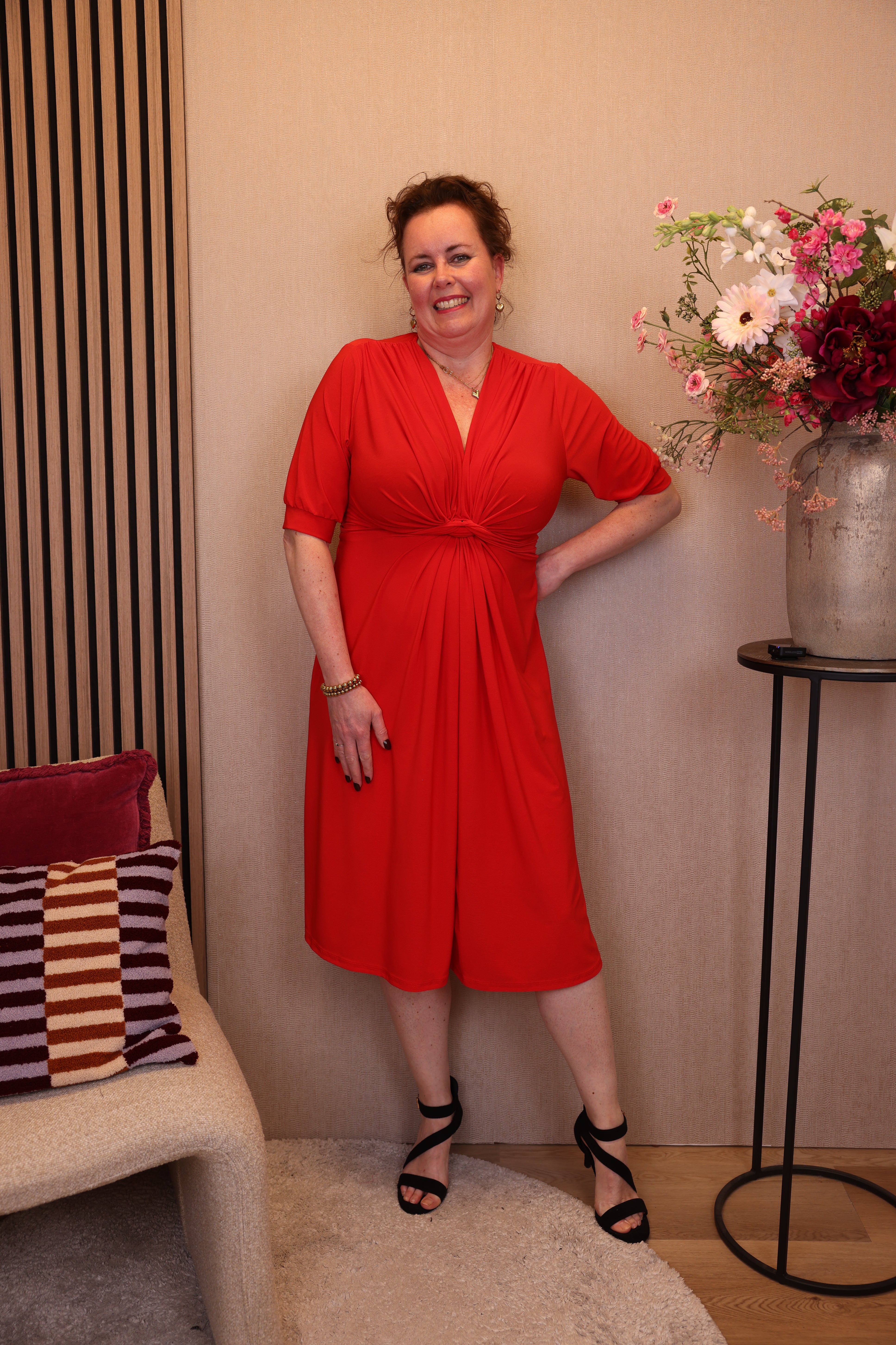 Maja | Jurk rood