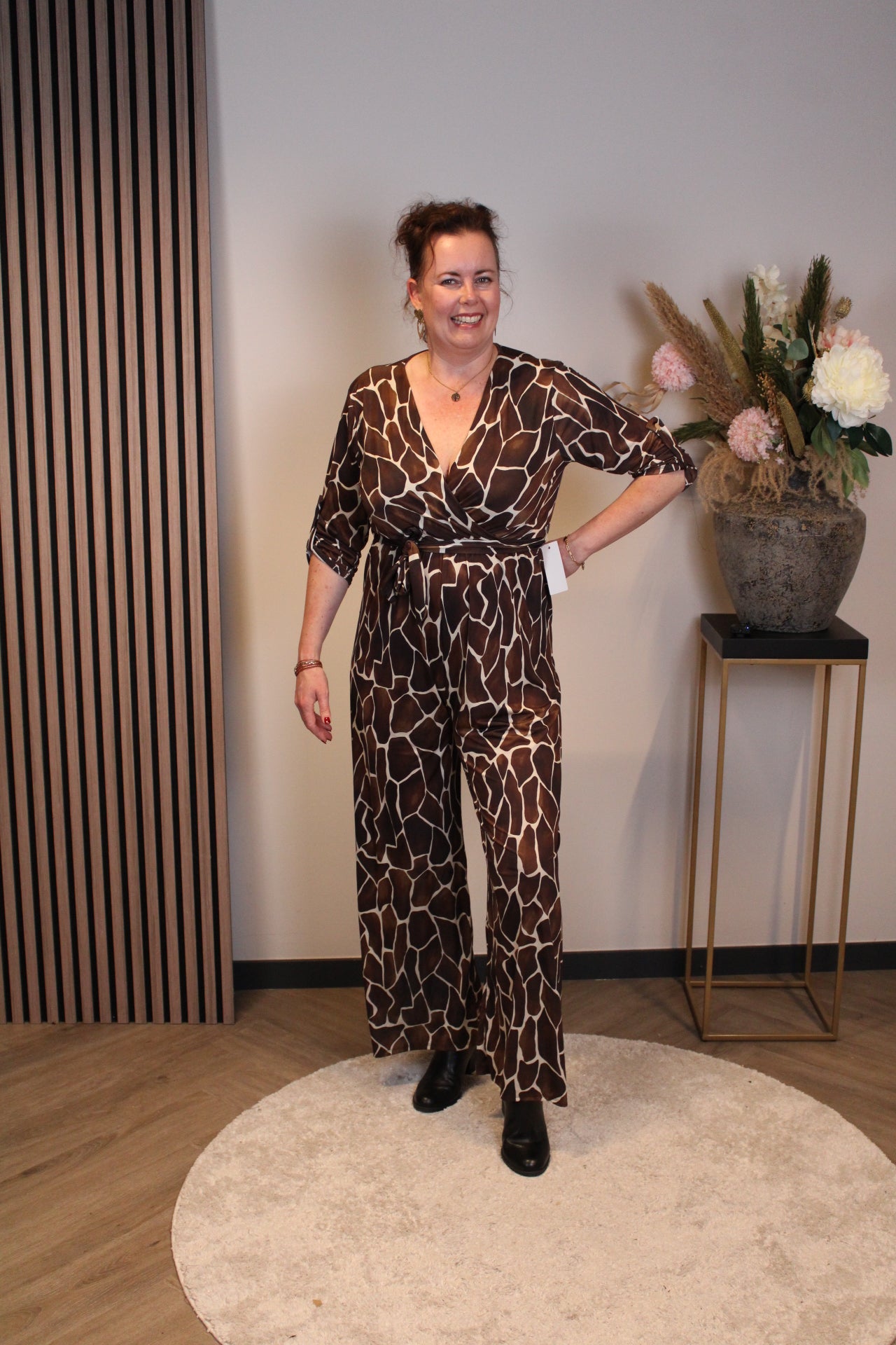 Ana | Jumpsuit bruin 44 t/m 48