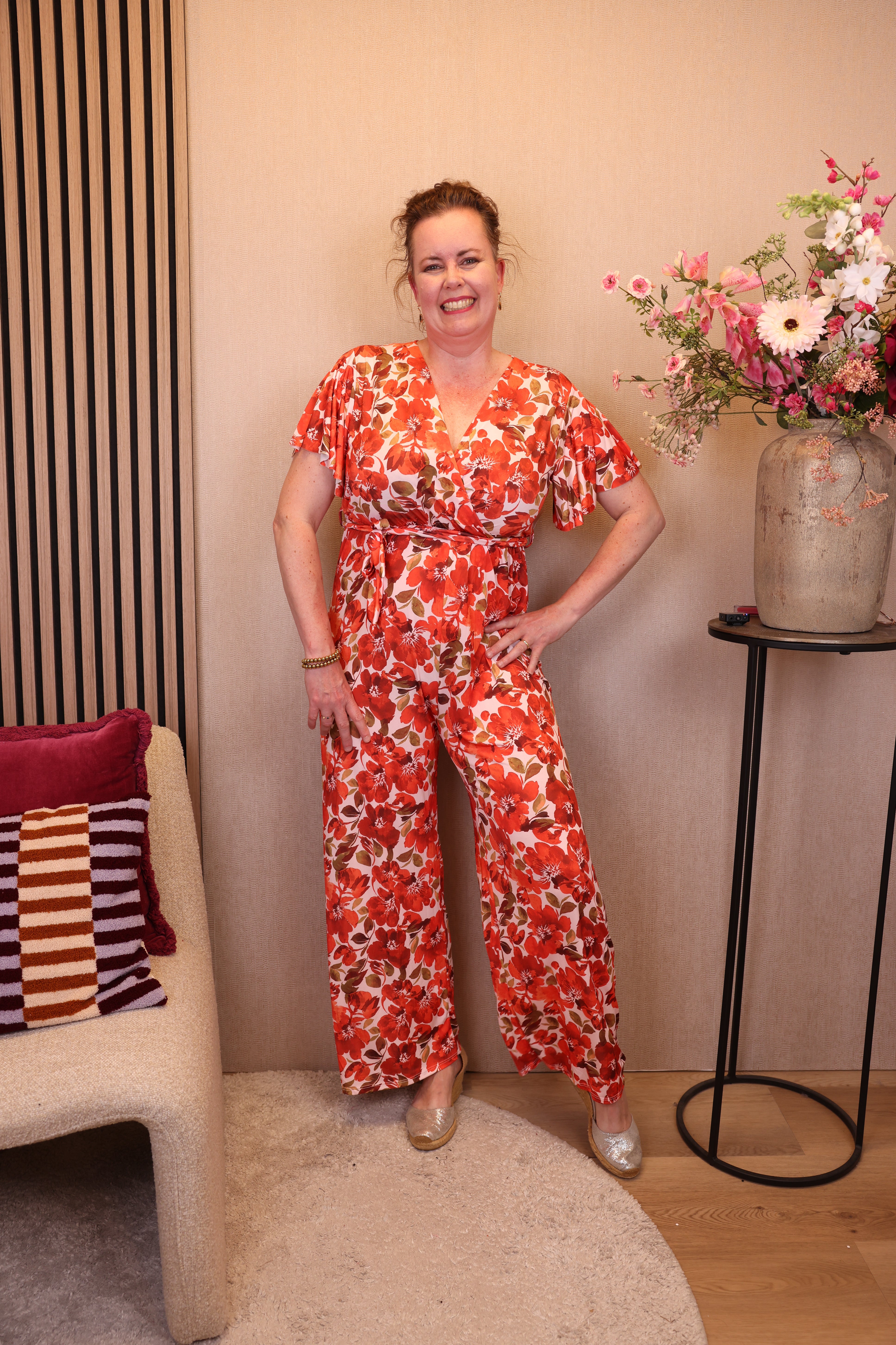 Rose | Jumpsuit rood
