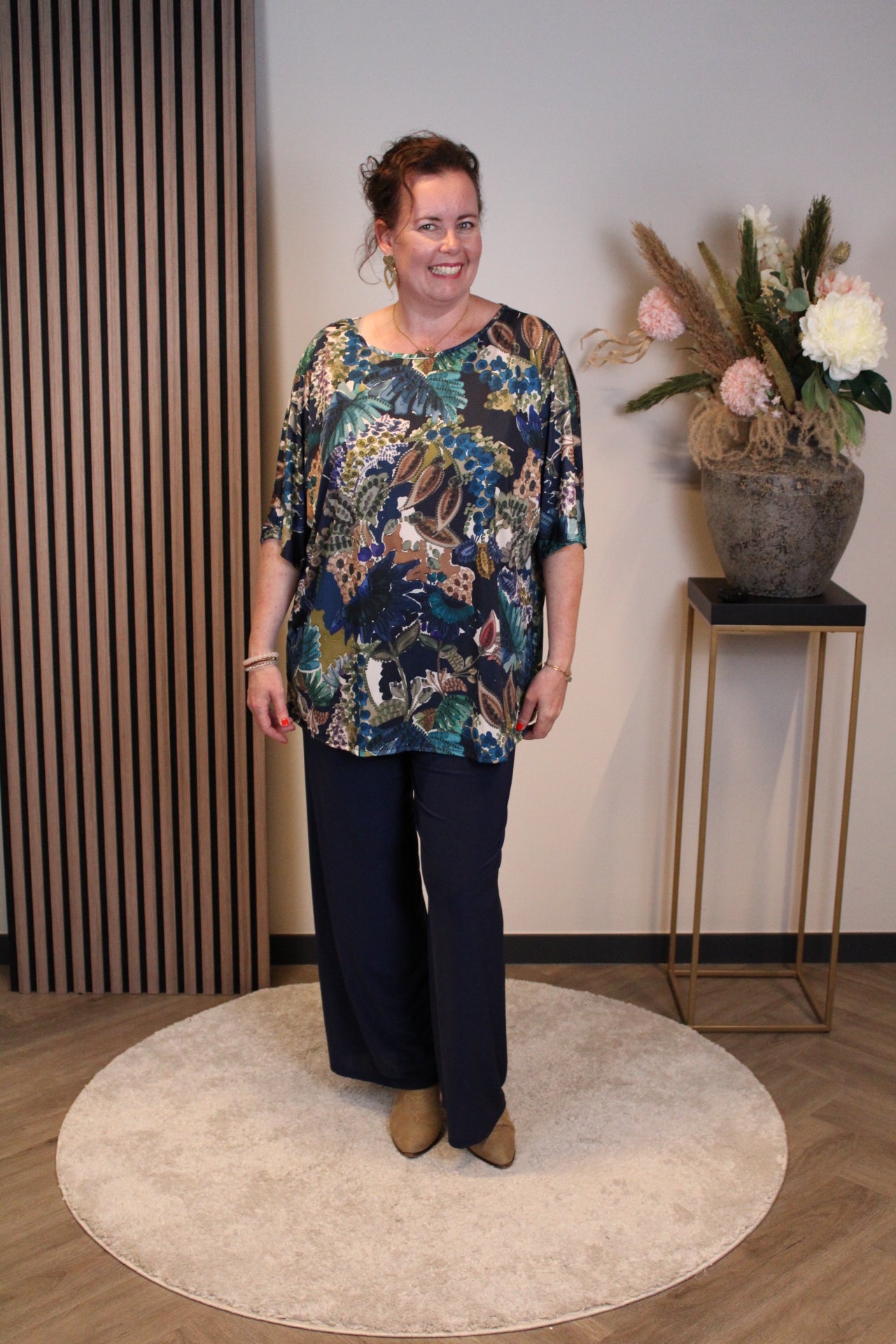 Roos | Top blauw 38 t/m 48