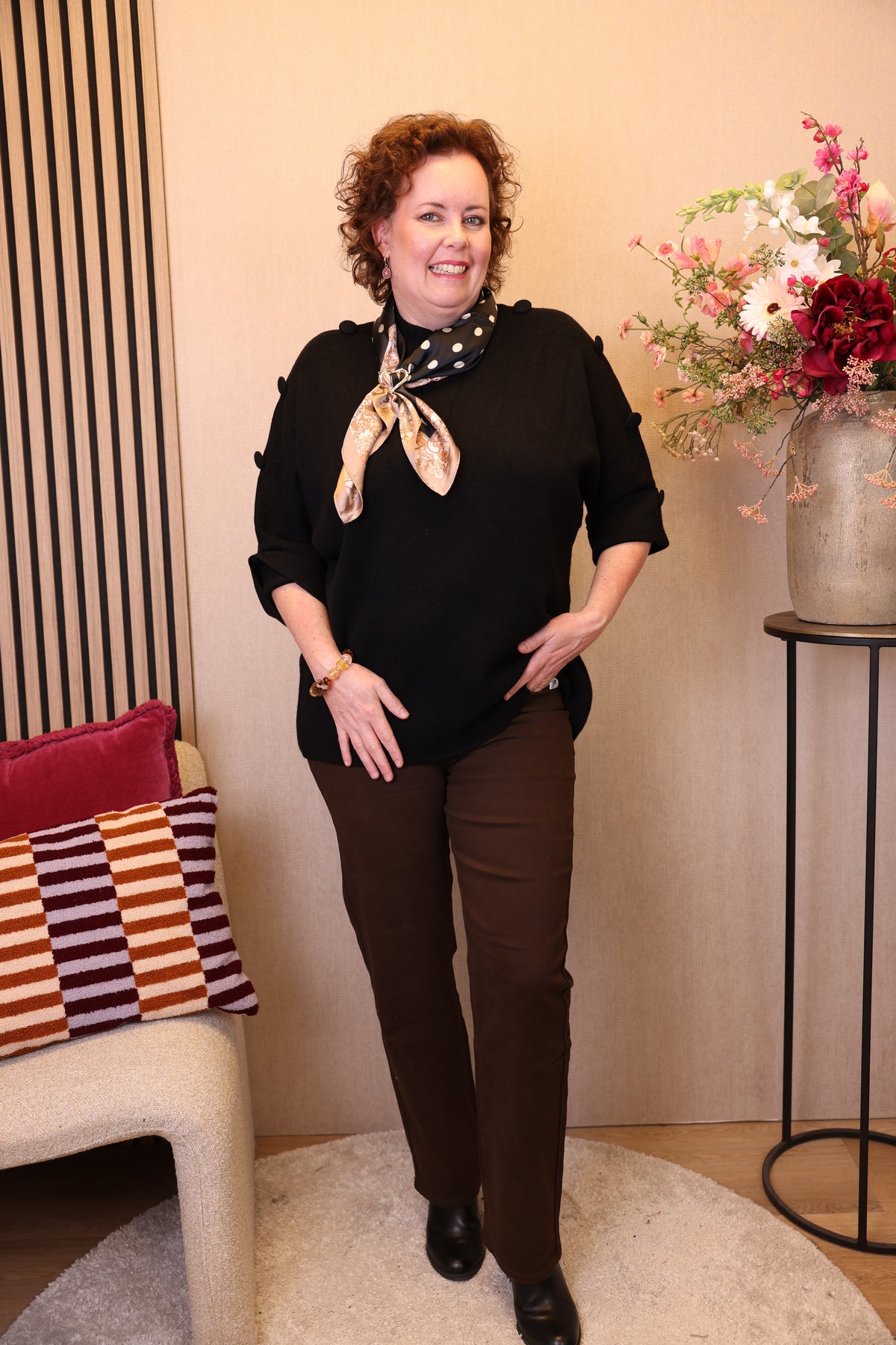 Effie | Trui zwart