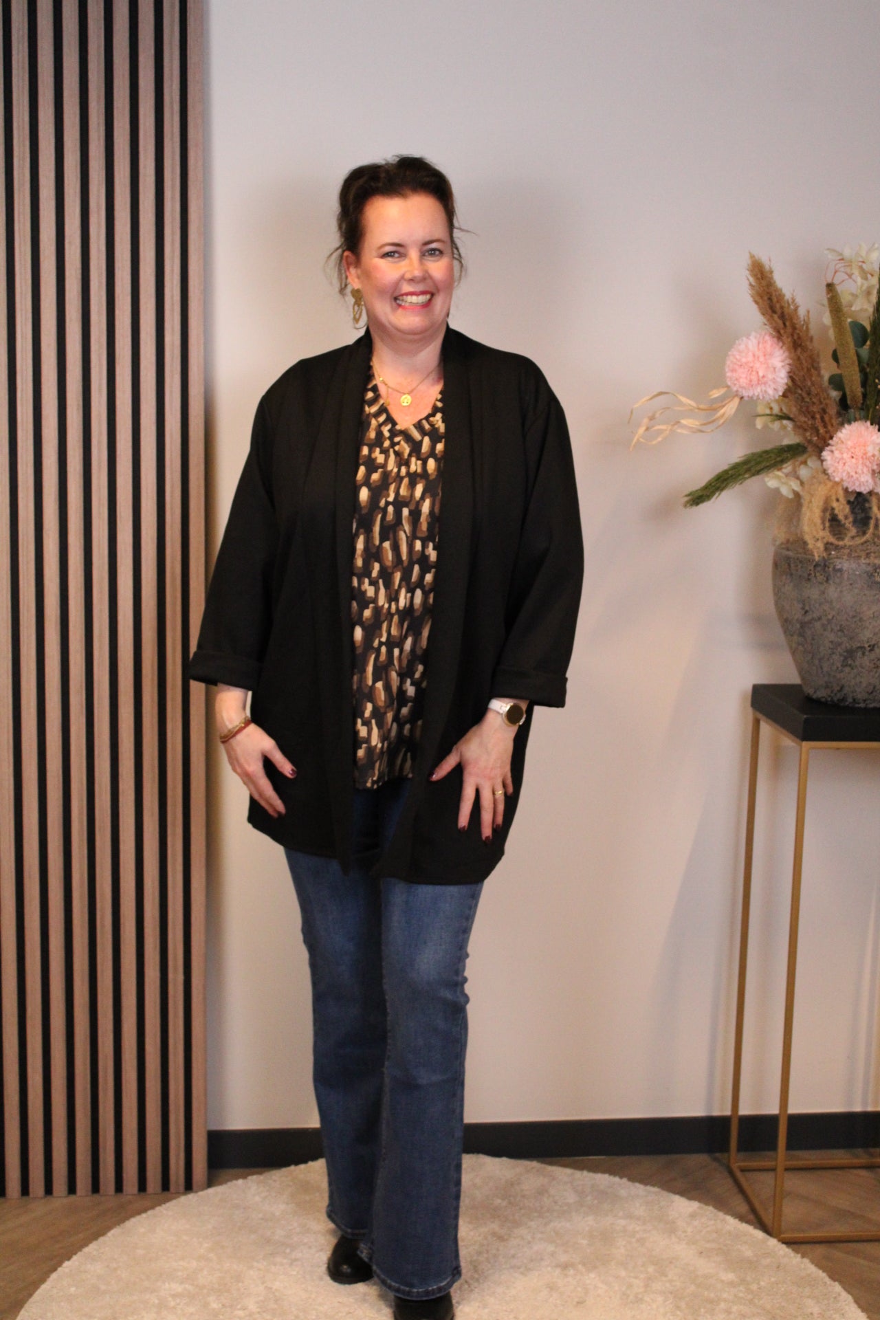 Liv | vest zwart 46 t/m 50