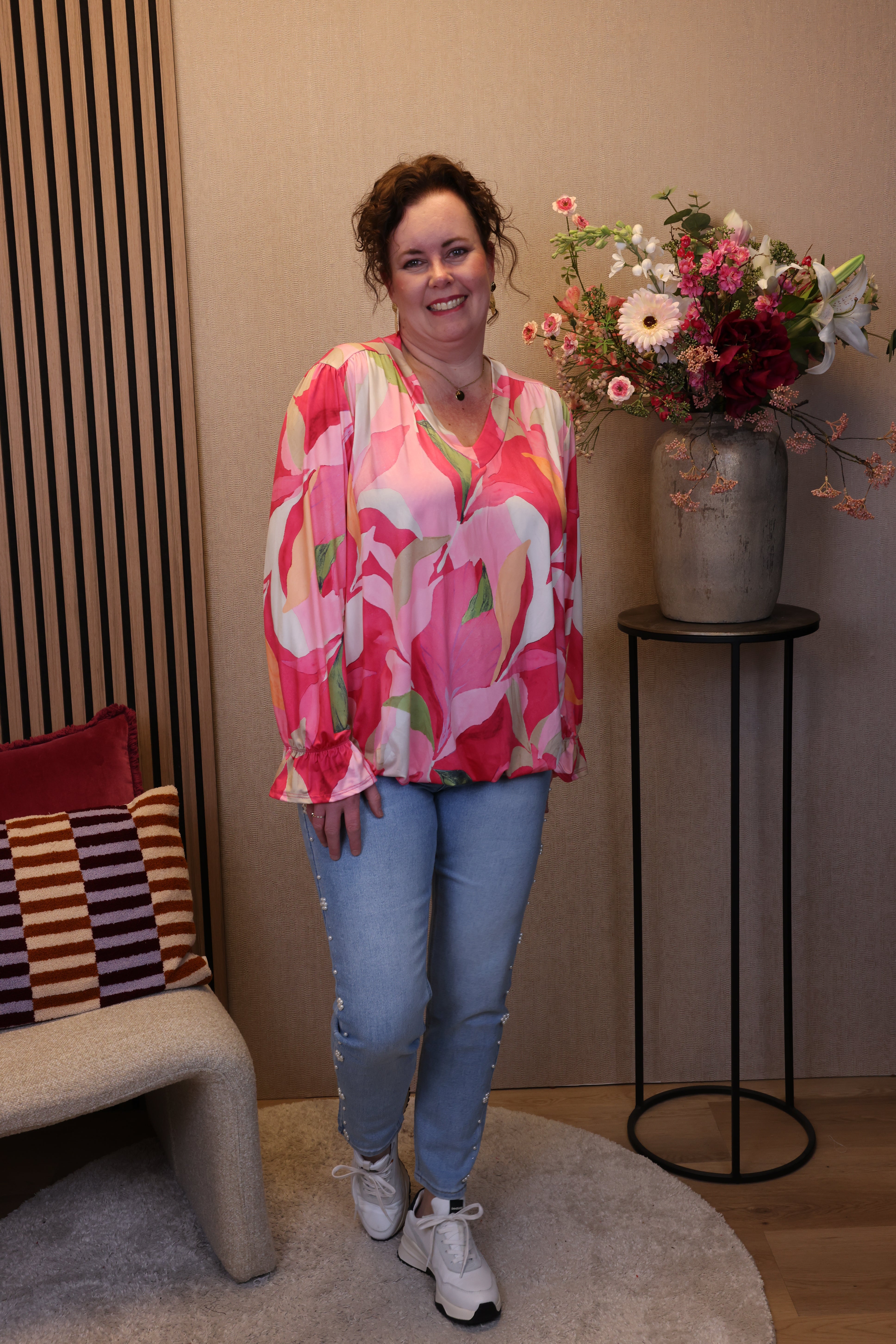 Kim | Ballon top roze