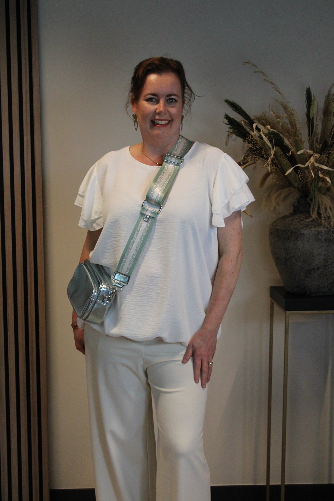 Diana - Tas glitter licht blauw