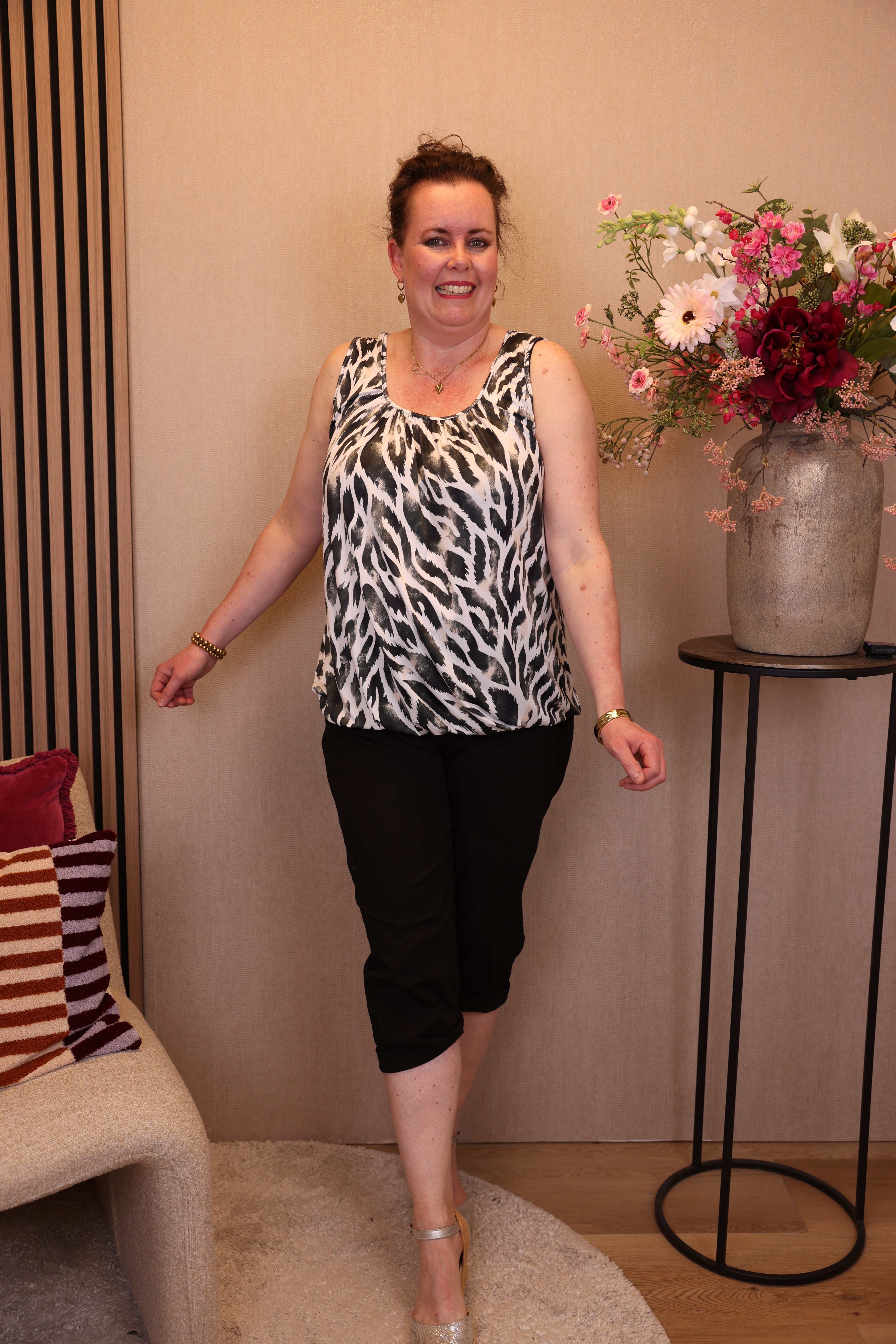 Emma | Ballon top zwart