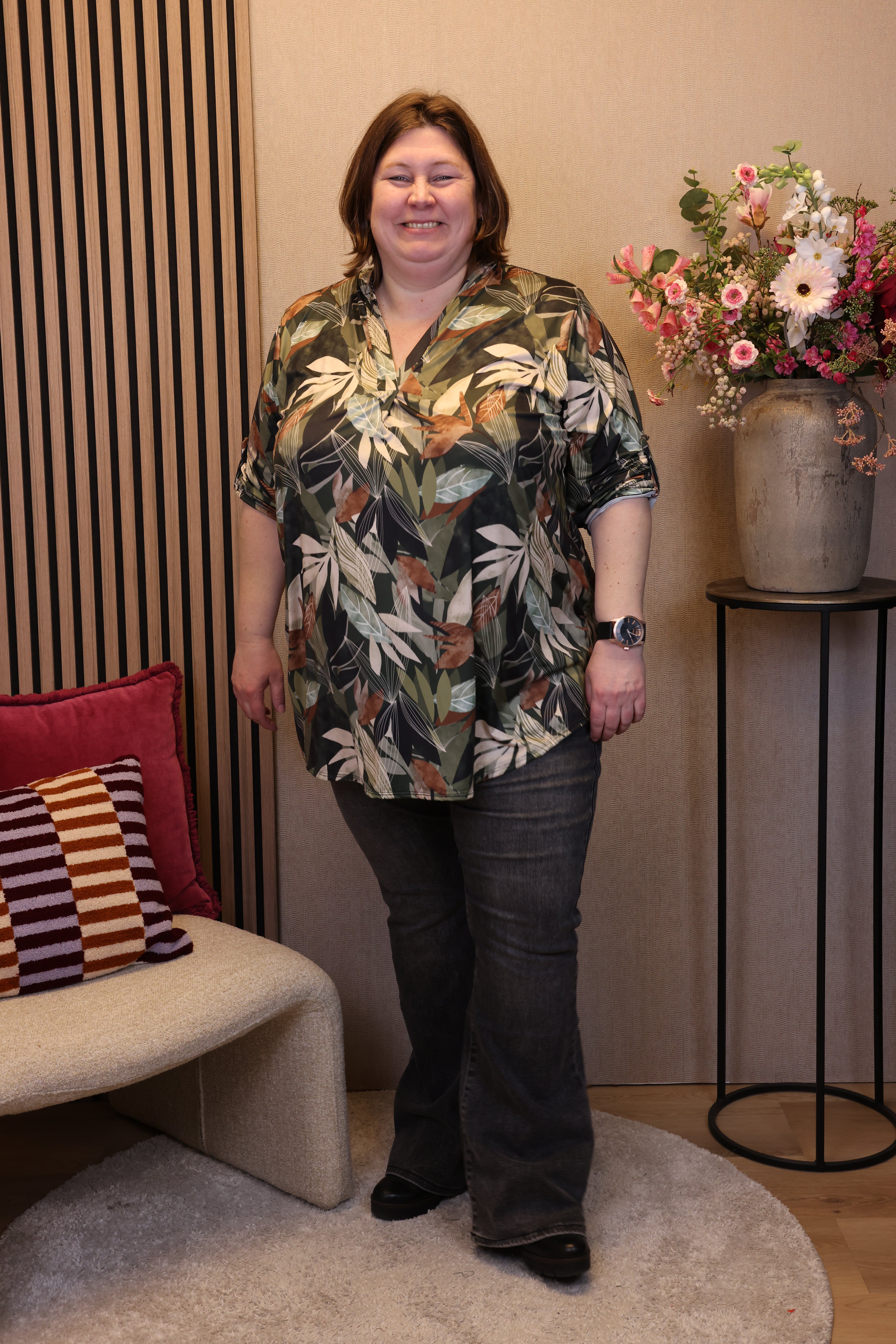 Samira | Blouse groen