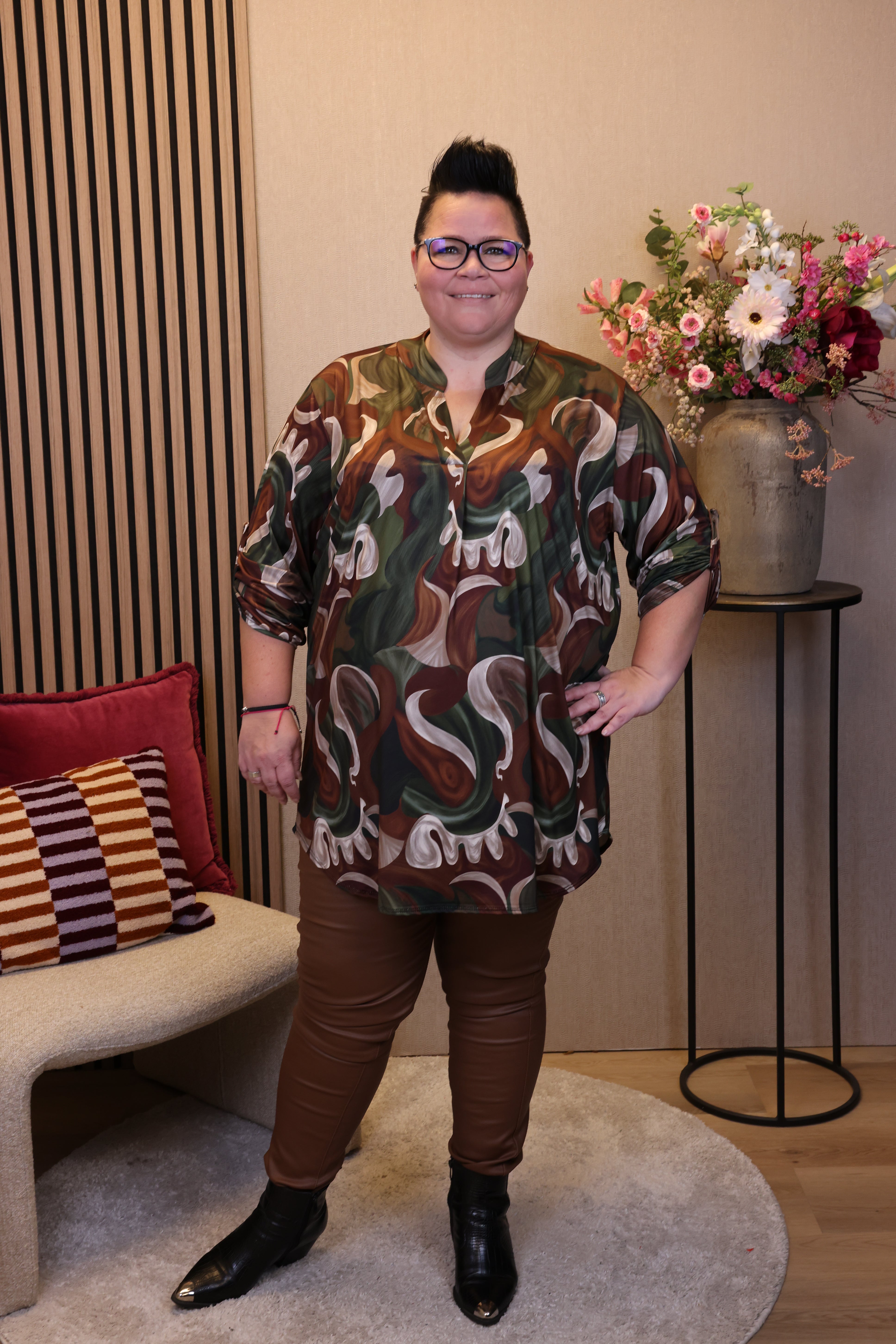 Neeltje | Blouse groen