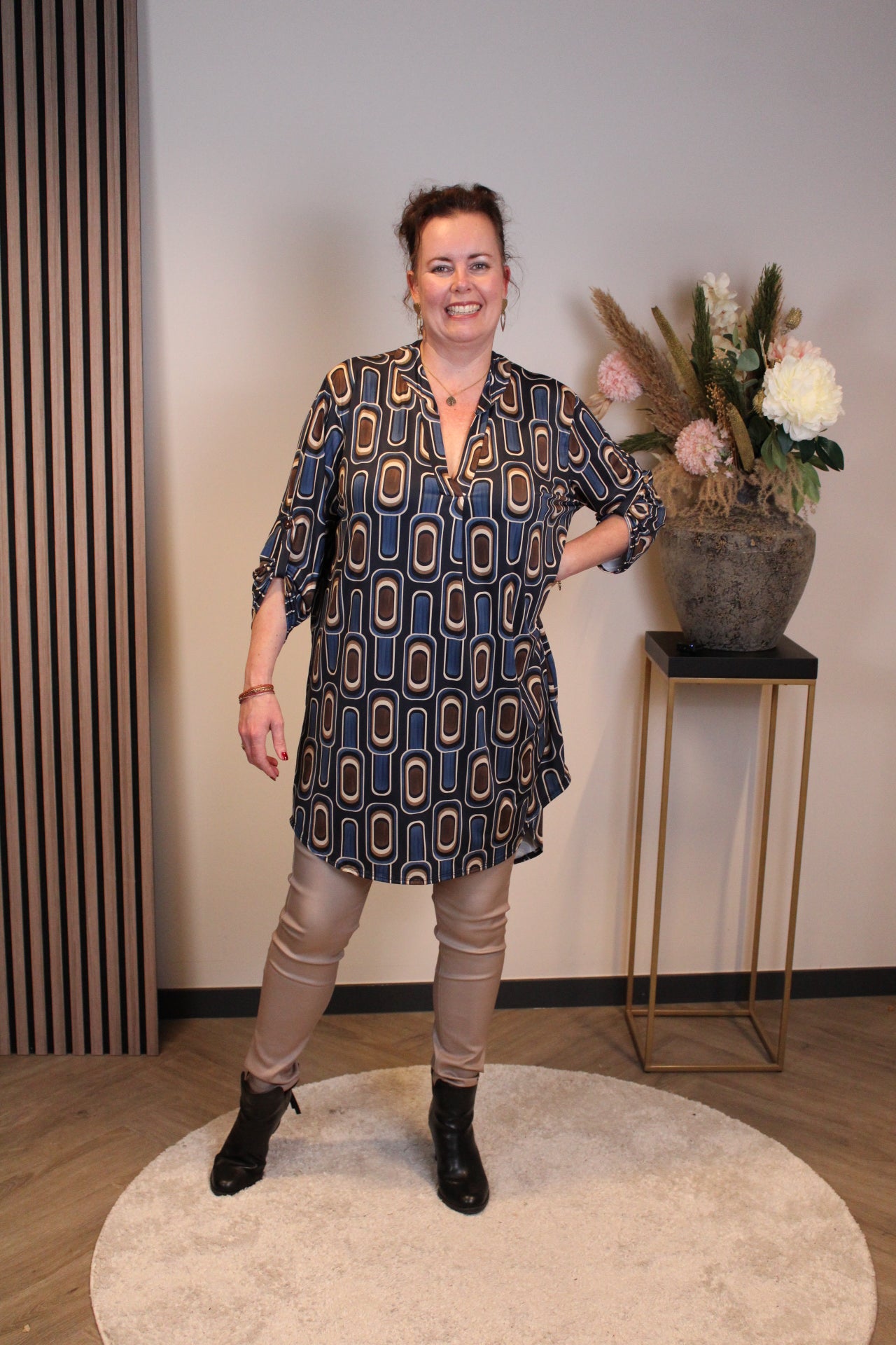 Tineke | tuniek blauw 38 t/m 48