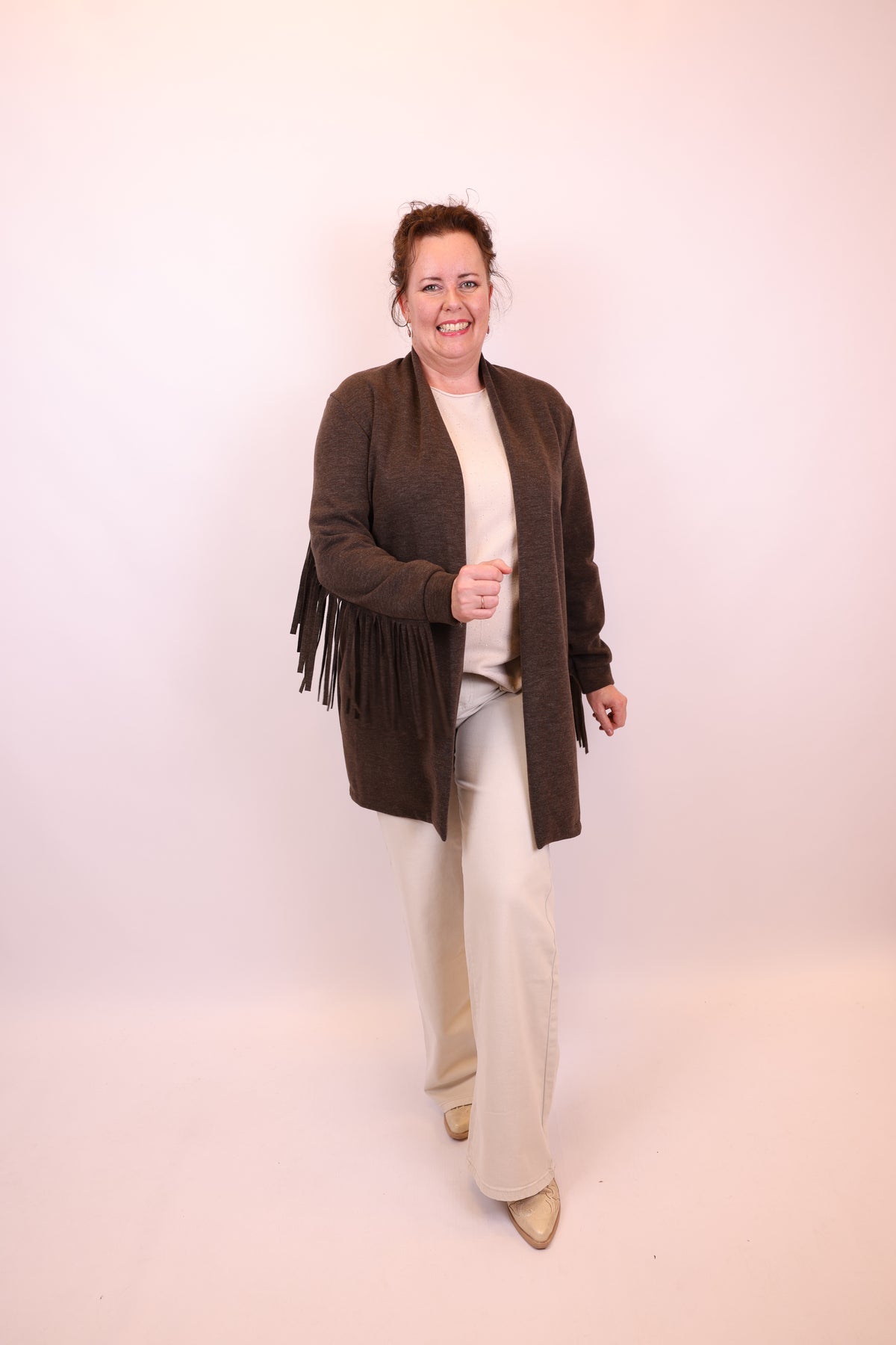 Evi | Vest bruin