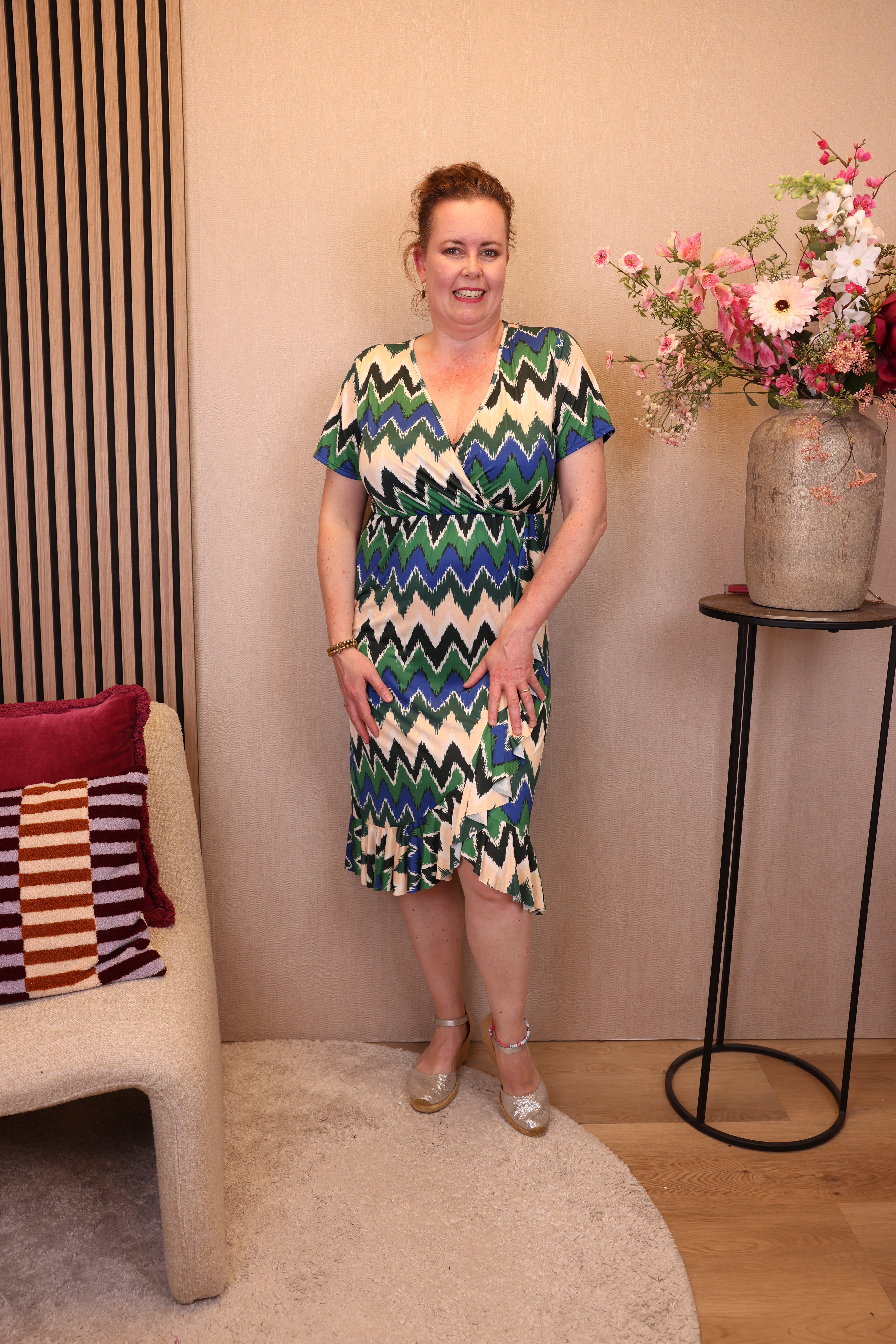 Eveline | Jurk groen
