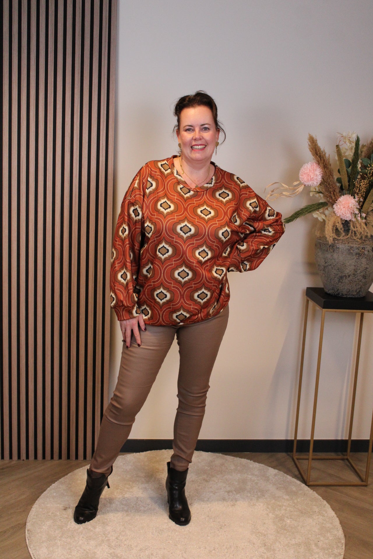 Elise | trui oranje 46 t/m 50