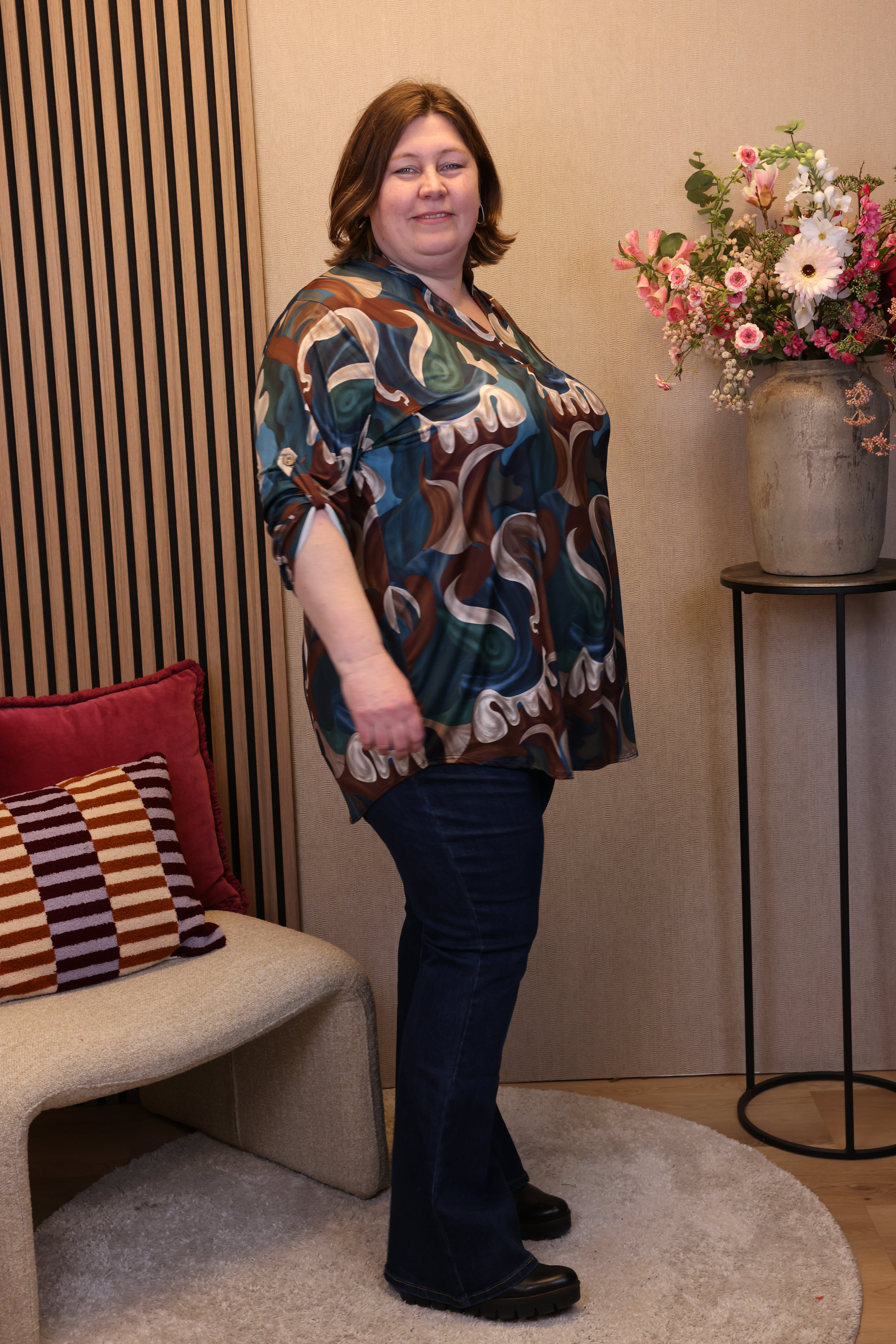 Neeltje | Blouse aqua