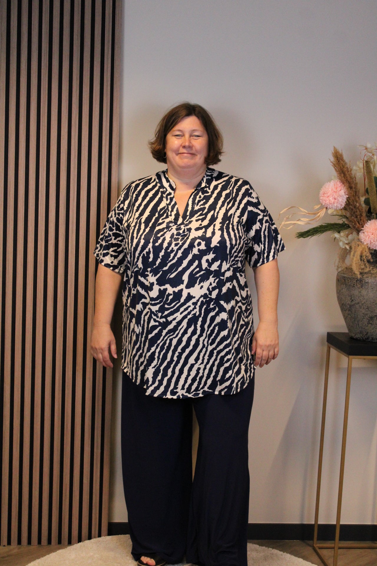 Tamara | Blouse korte mouw 52 t/m 58