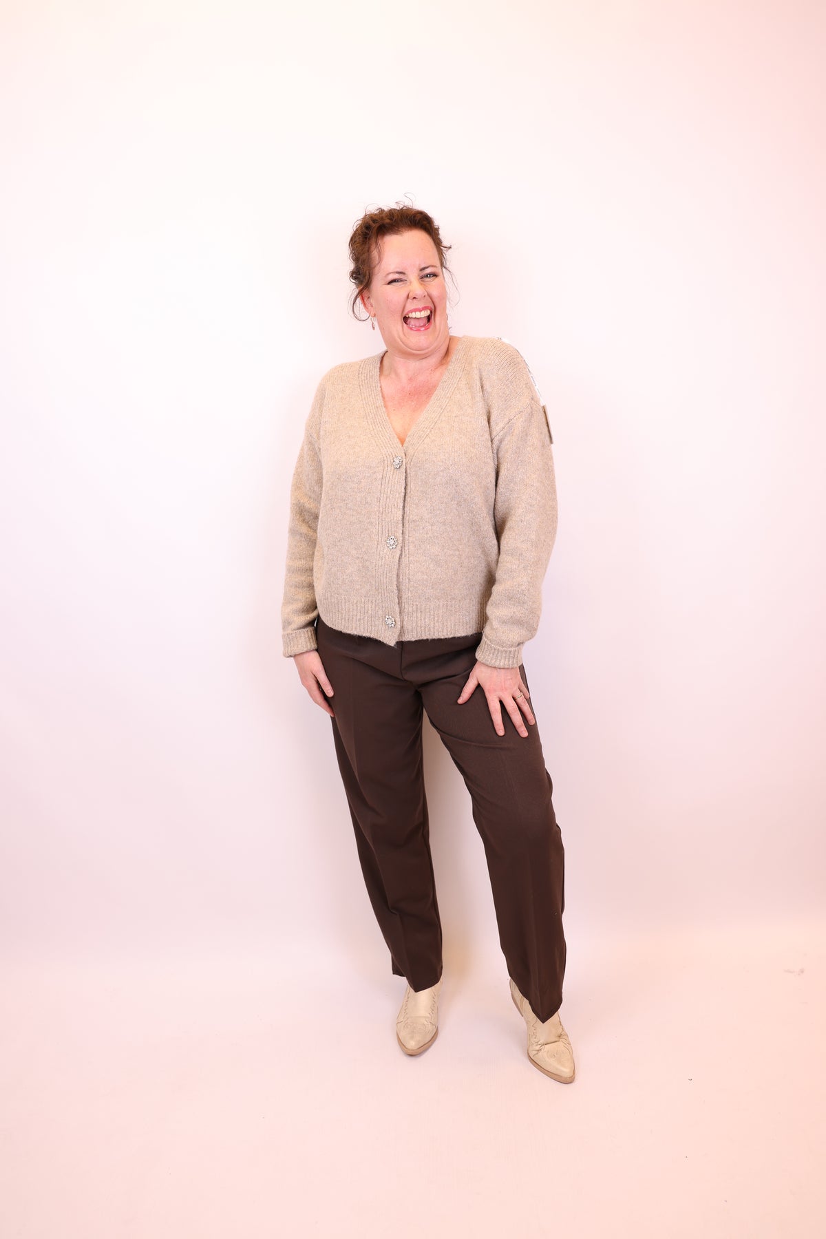 Thersa | Broek bruin