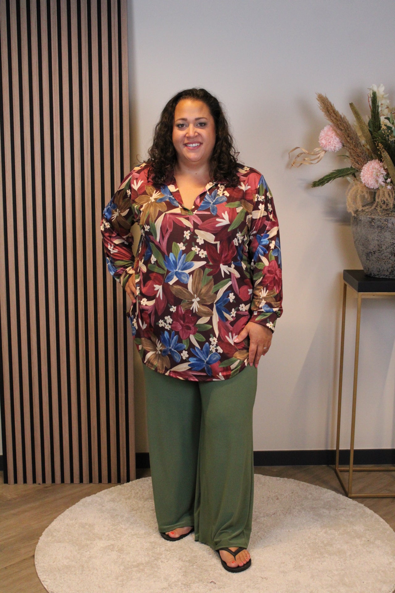 fleur | Blouse lange mouw 48 t/m 52